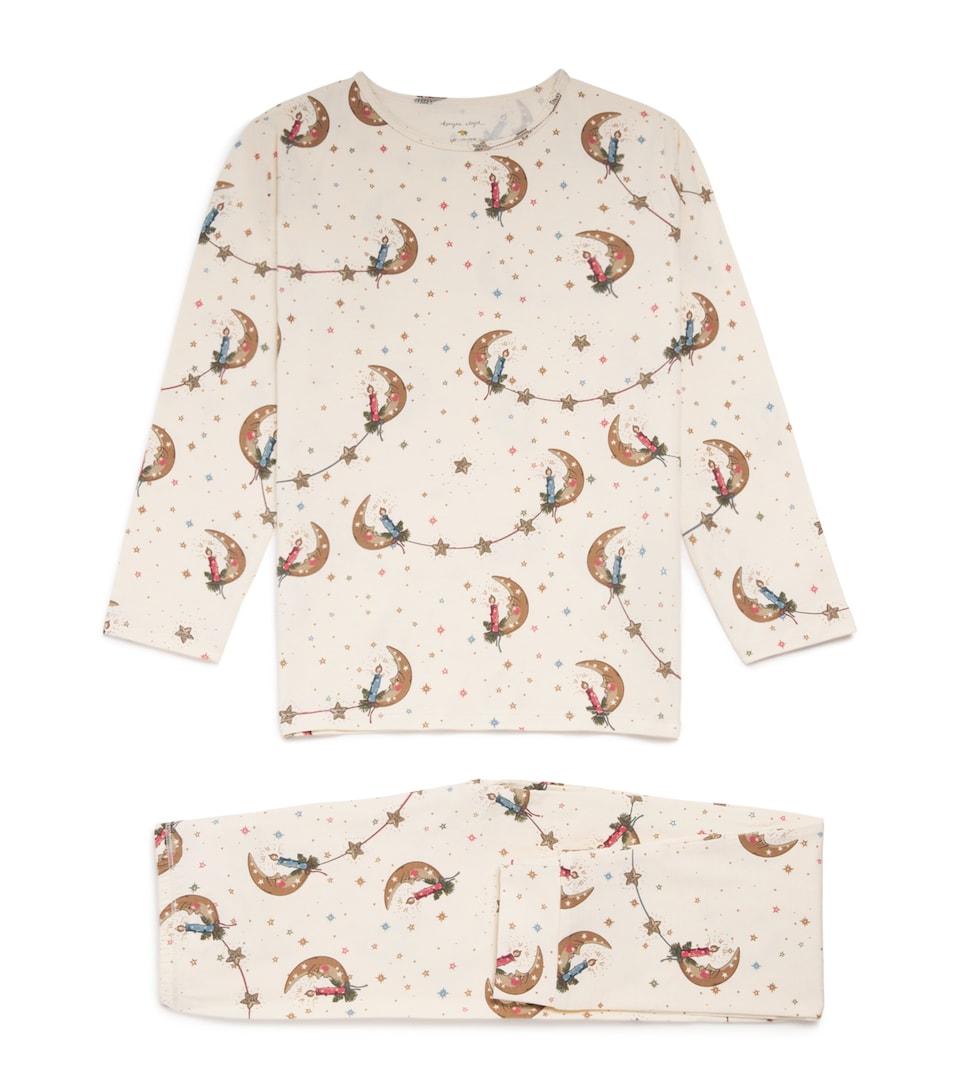 Cotton-Blend Christmas Pyjama Set (18 Months)