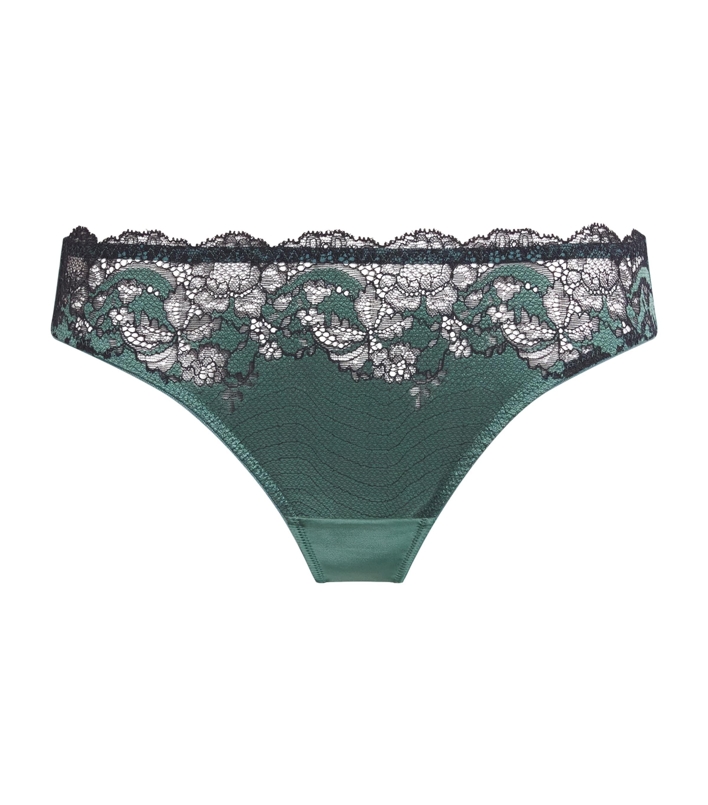 Wacoal Womens Modern Affair Briefs Silver Pine Black