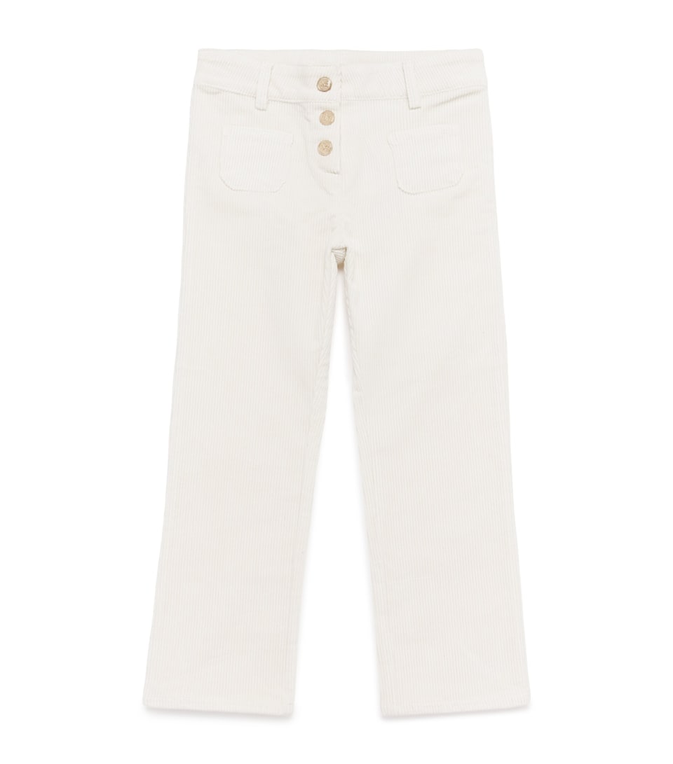 Velvet Straight Trousers