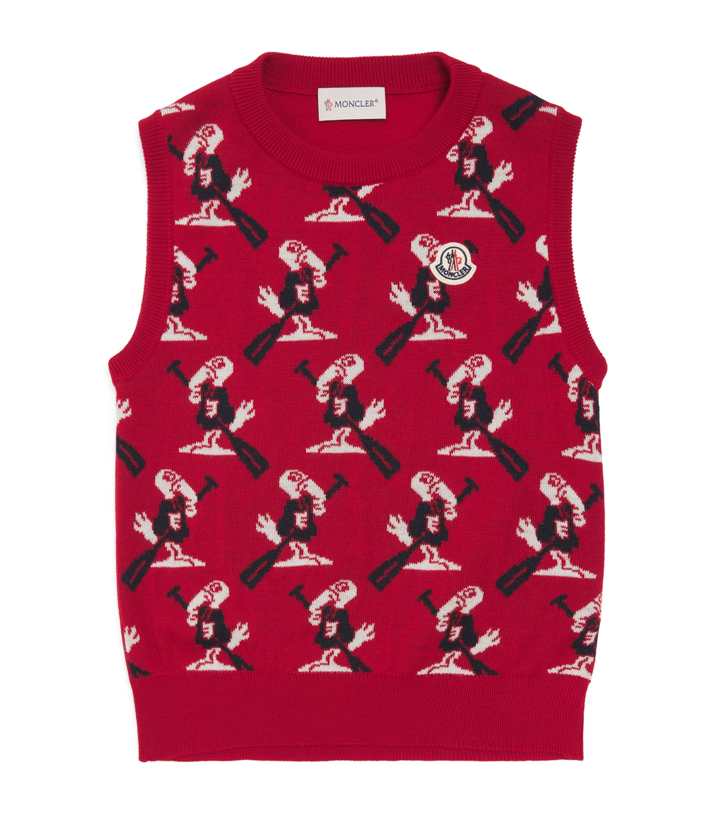 Moncler Enfant Virgin Wool Duck Sweater Vest (8-10 Years)