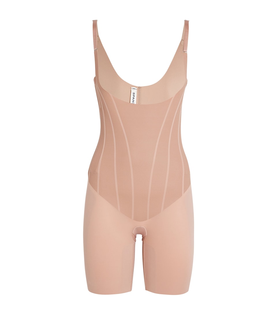 SPANXsupersculpt TotalContour Open-Bust Mid-Thigh Bodysuit