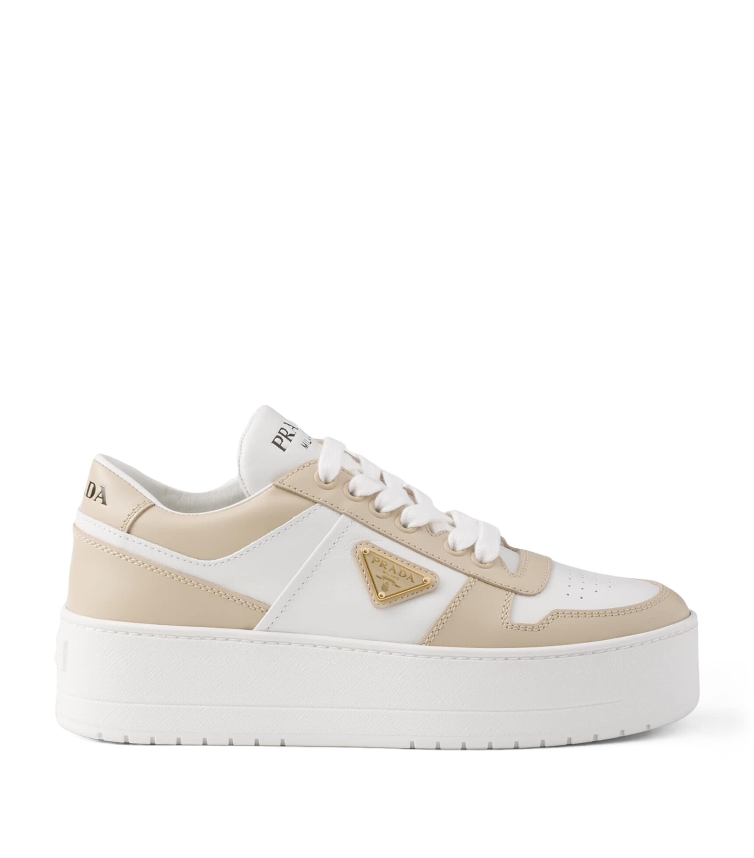 Leather Platform Downtown Sneakers 50