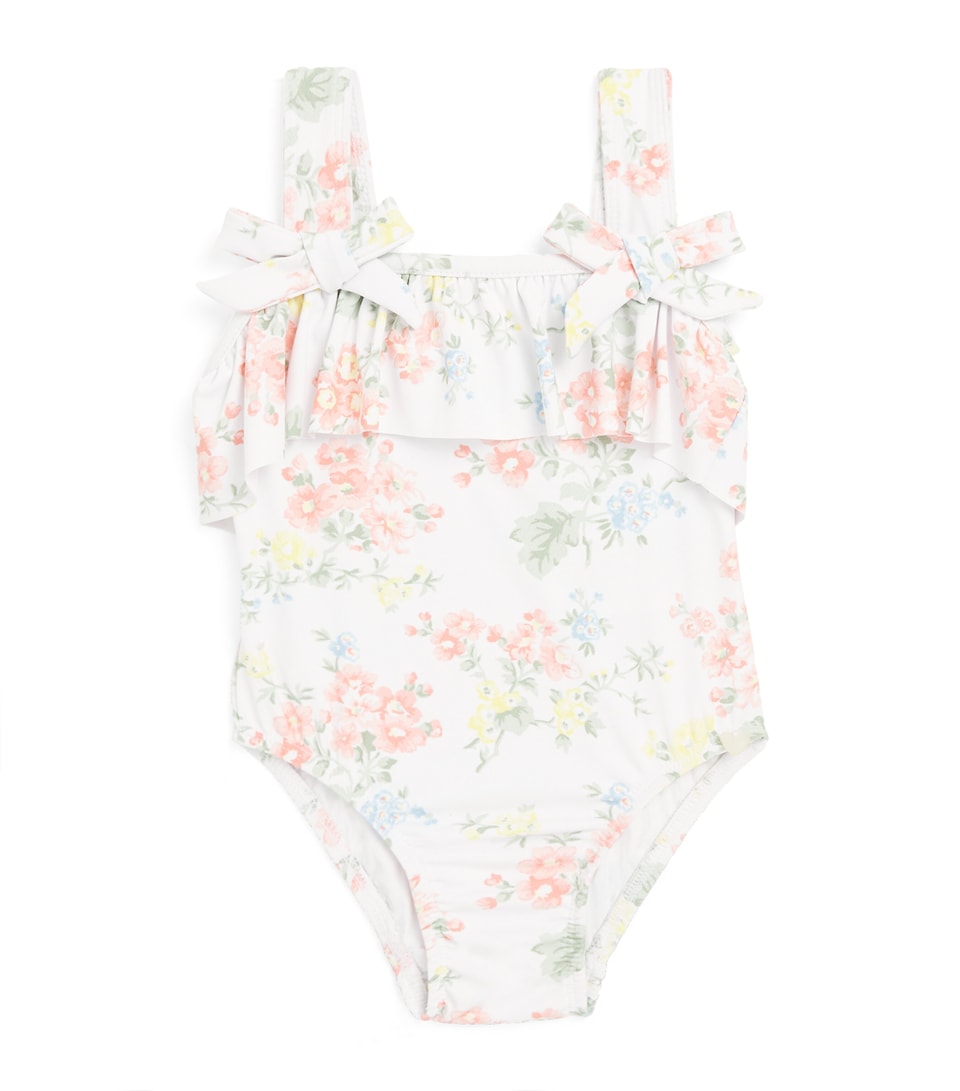 Ruffled Floral Swimsuit (3-36 Months)