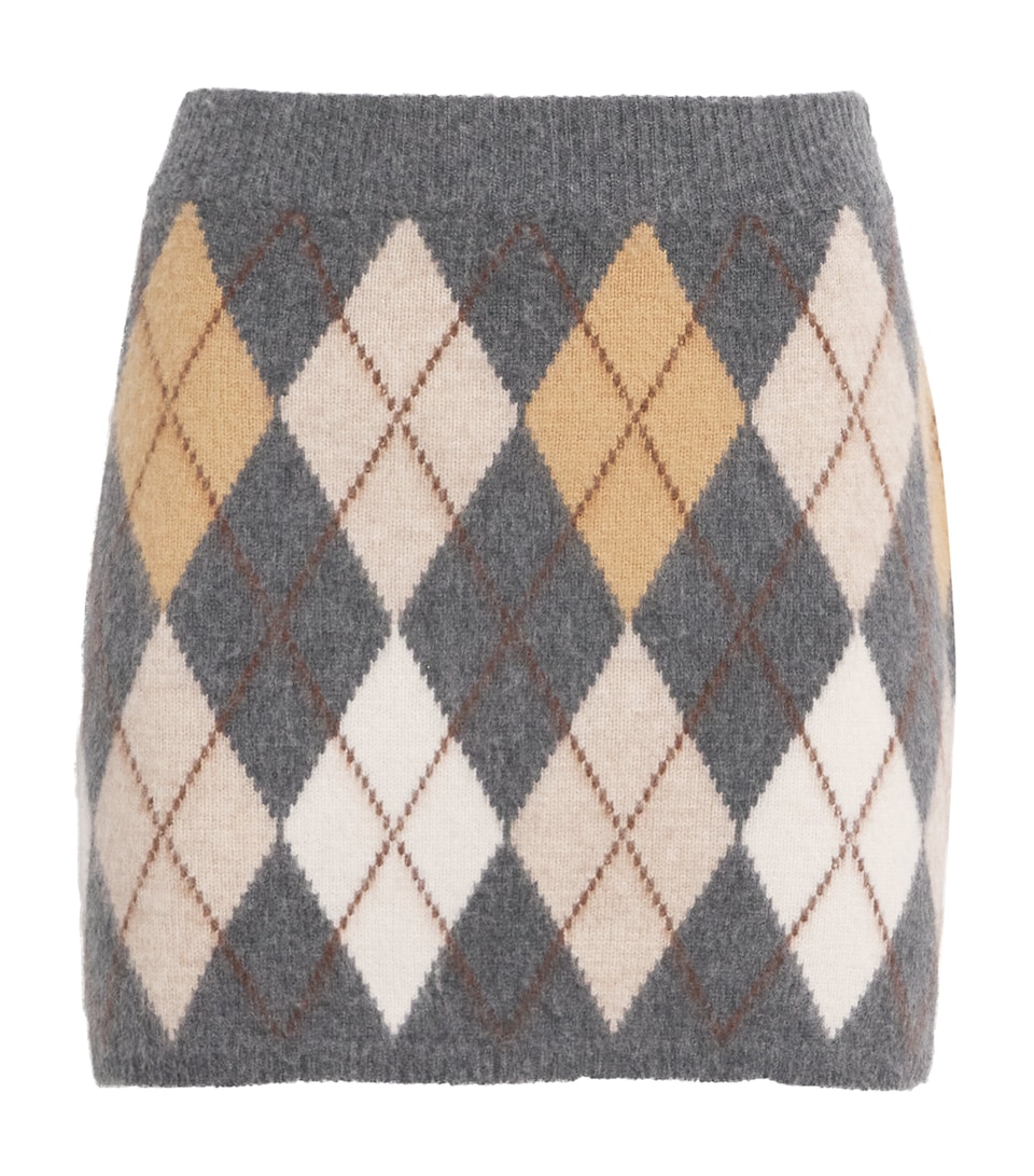 The Brushed Argyle Skirt