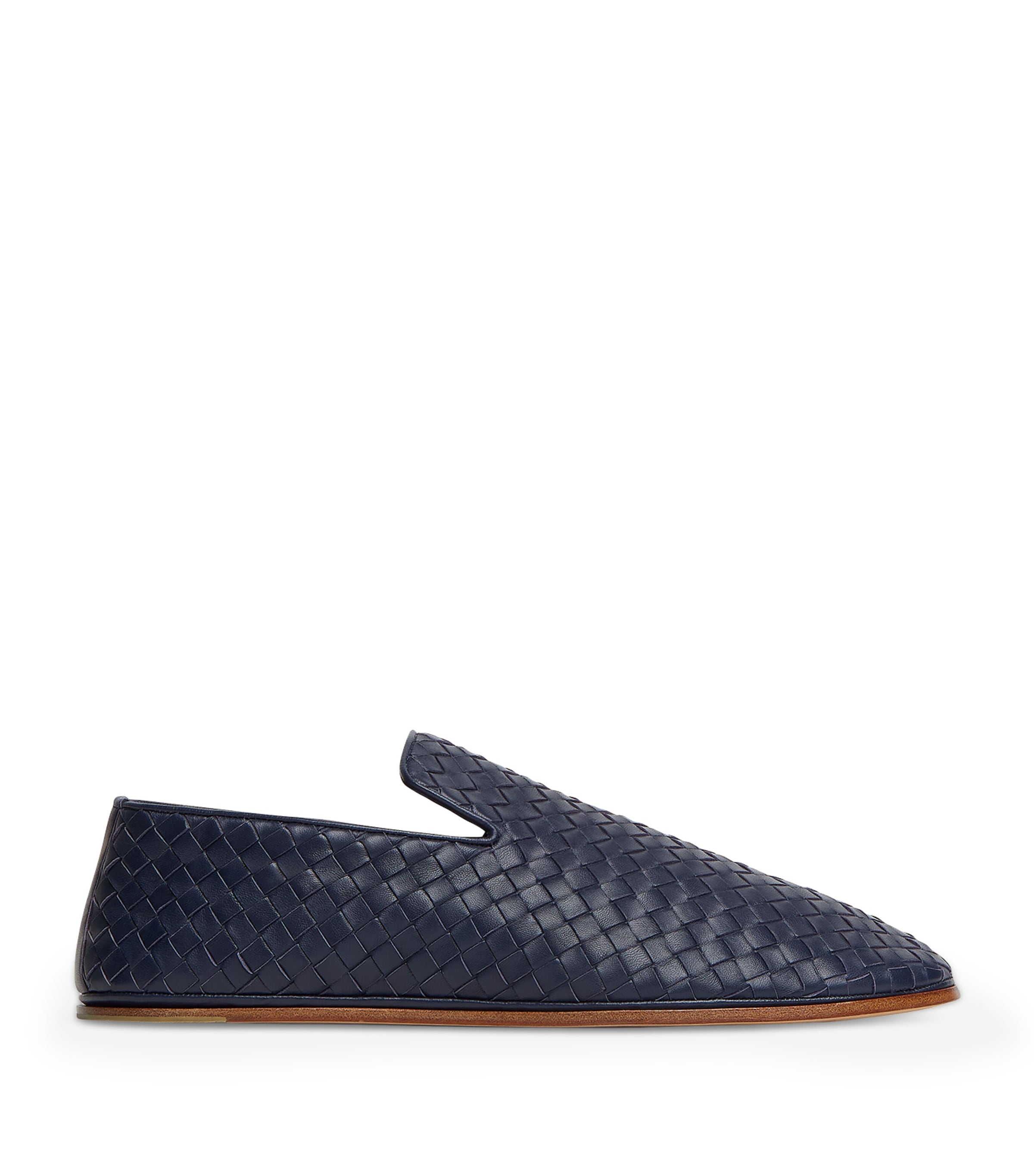 Bottega Veneta Leather Intrecciato Sunday Slippers