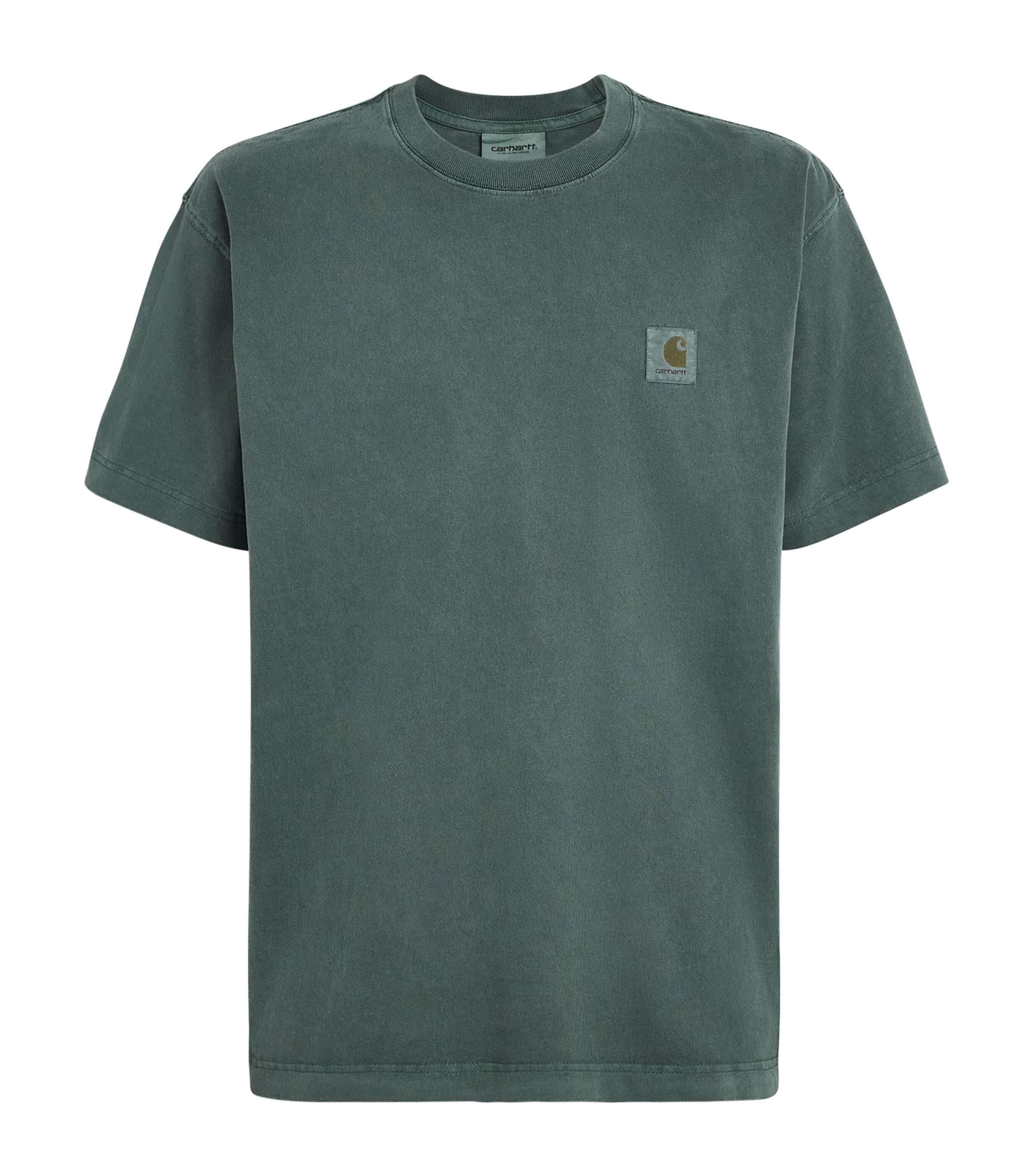 Carhartt WIP Mens Cotton Logo Vista T-Shirt Dark Scarab