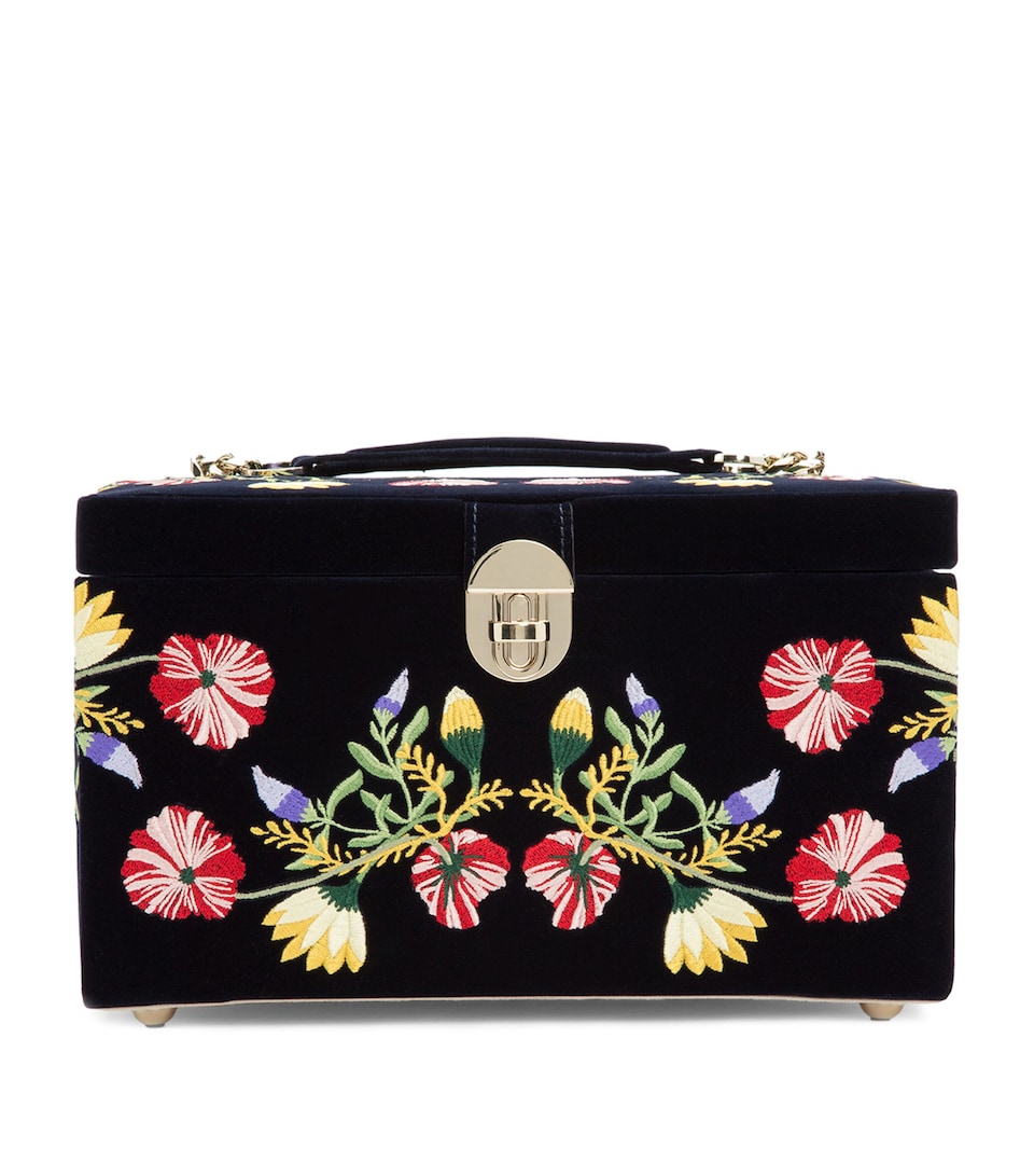 WOLF Medium Zoe Jewellery Box Indigo
