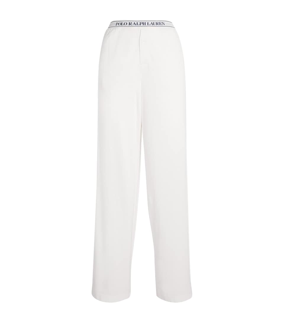 Polo Ralph Lauren Womens Pyjama Bottoms White Cloud