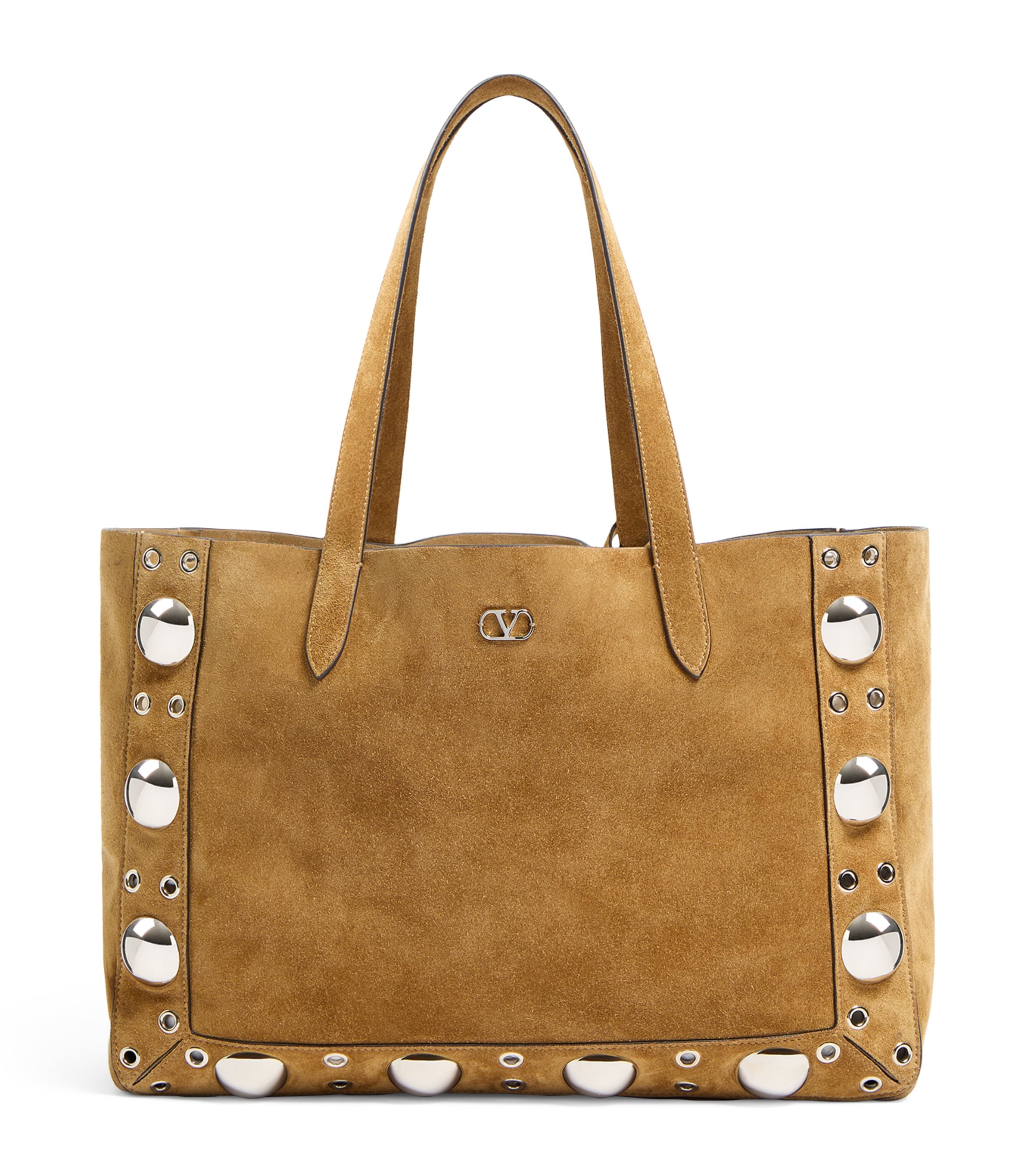 トートバッグ Valentino Garavani Mini Tote Nellcote Ri Valentino Garavani Mini Suede Nellcote Tote Bag | Harrods US