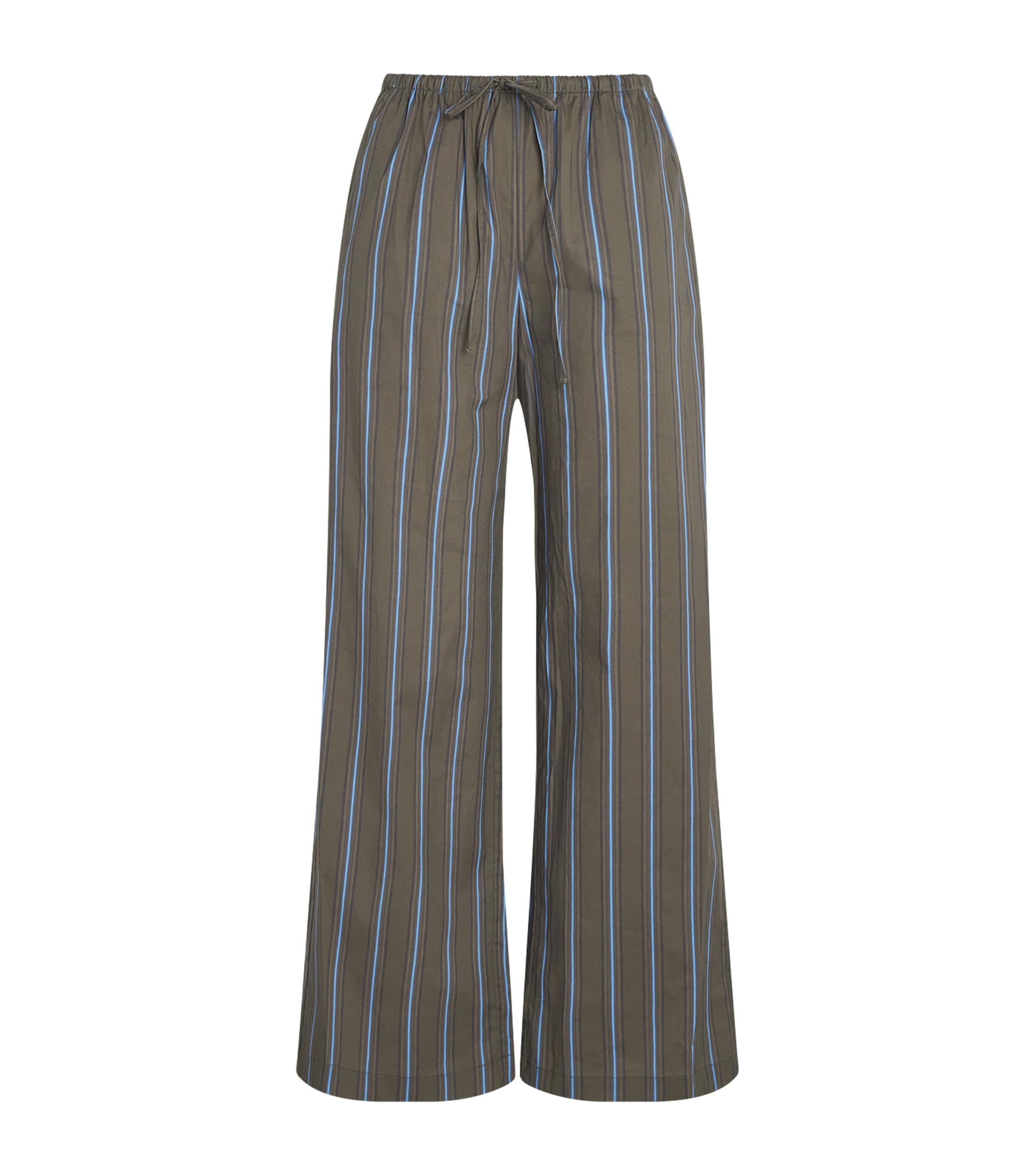 Cotton-Blend Stripe Mateo Trousers