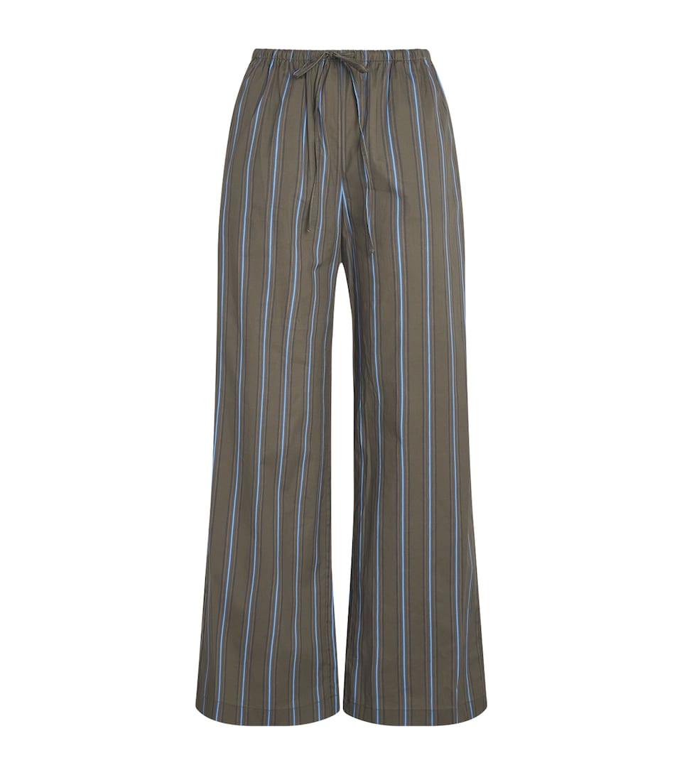 Cotton-Blend Stripe Mateo Trousers