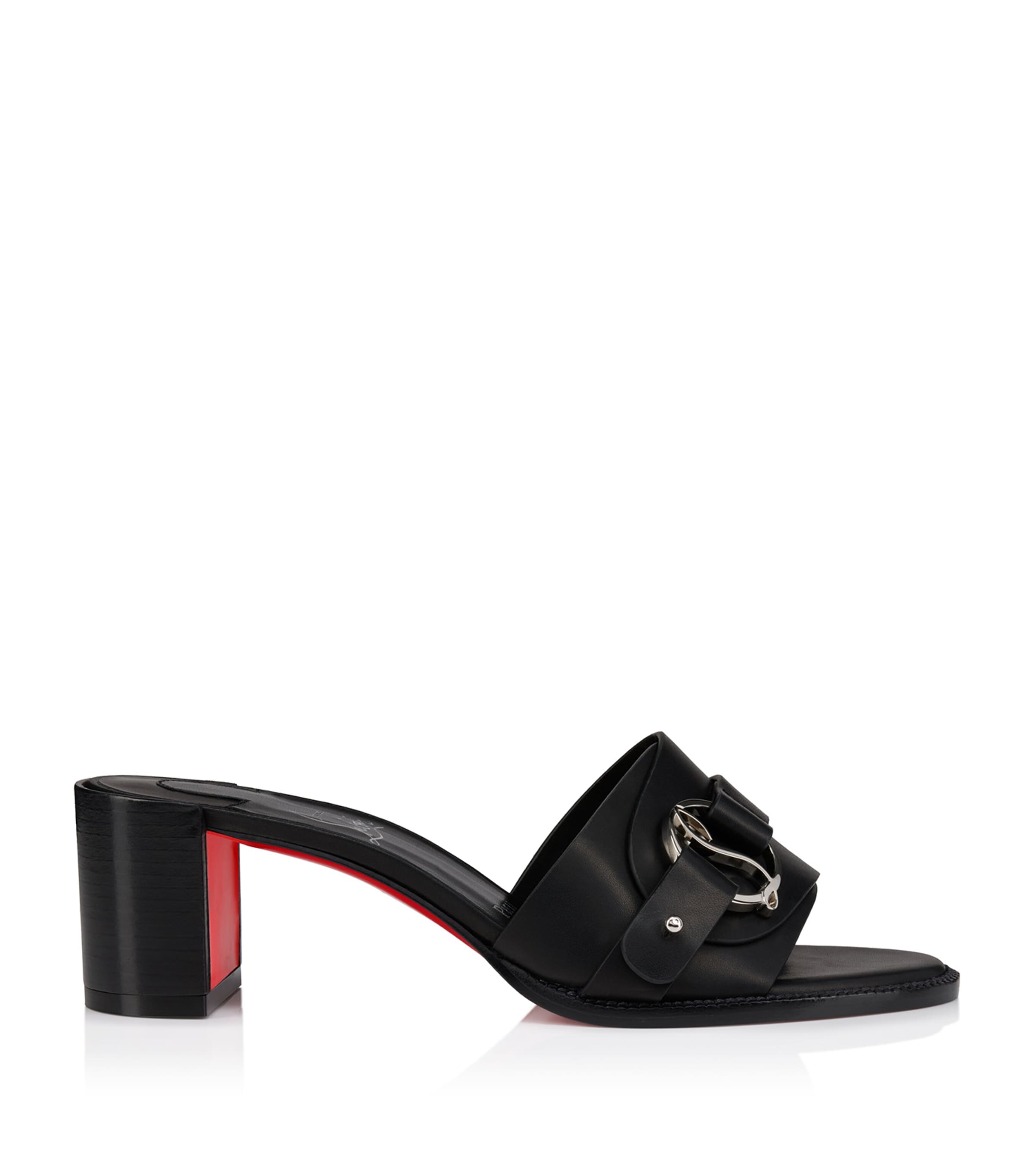 Christian Louboutin Her In Roma Leather Heeled Mules 55
