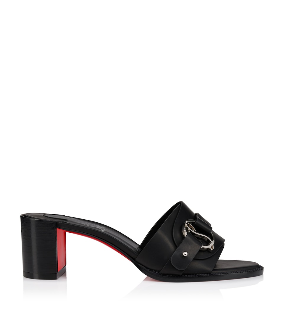 Christian Louboutin Her In Roma Leather Heeled Mules 55