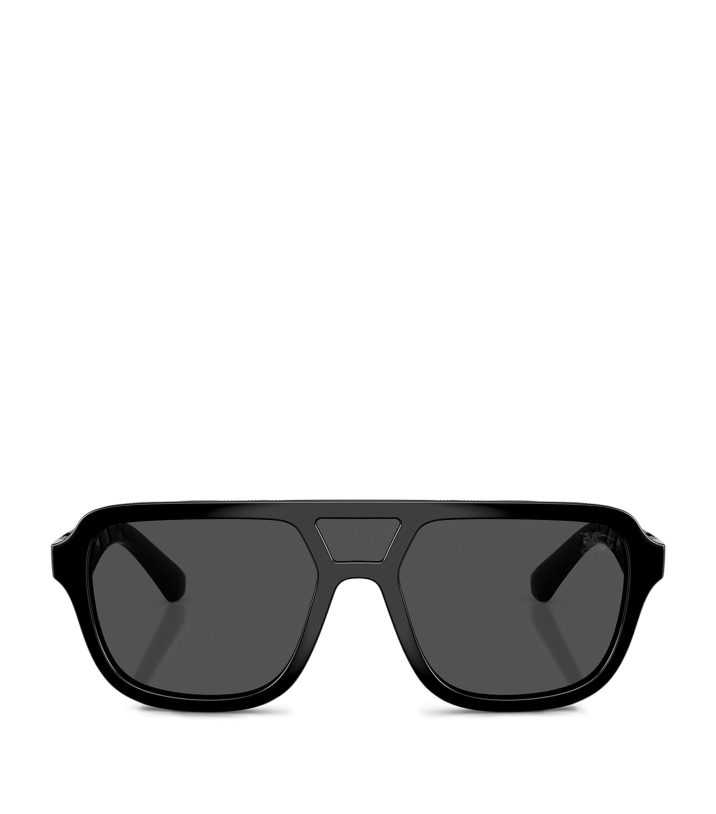 Burberry Injected BE4474U Pilot Sunglasses Black
