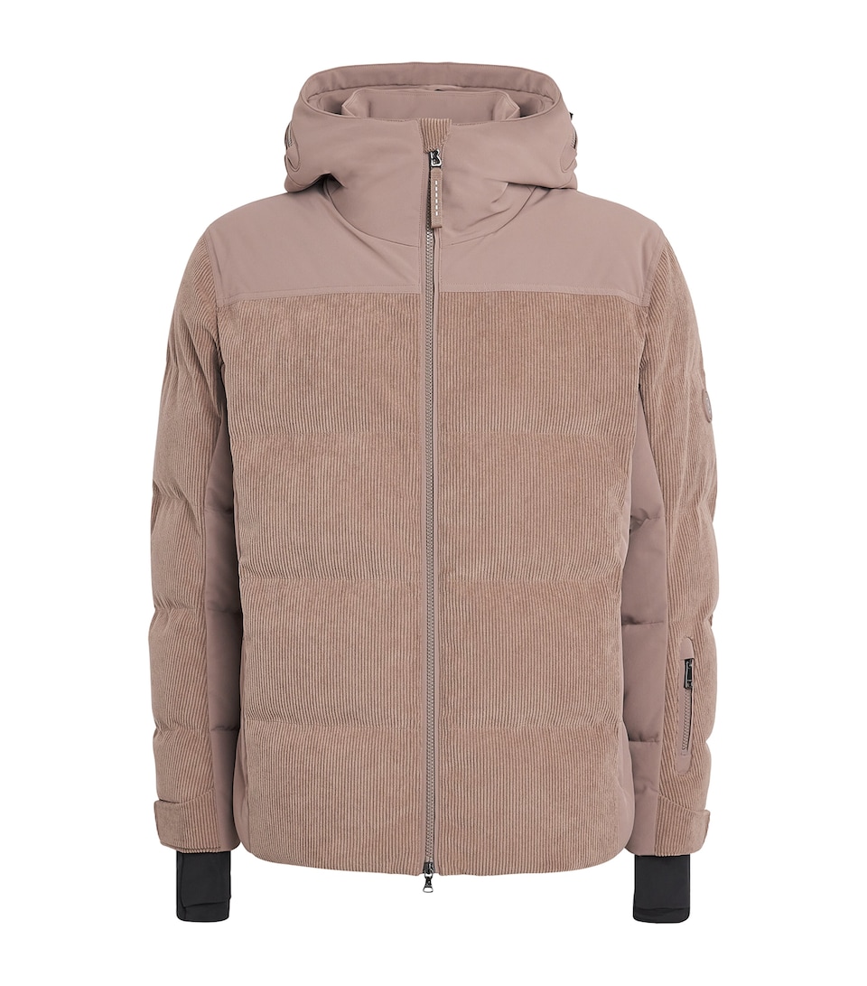 Bogner Mens Corduroy Corsin Ski Jacket Pine Cone