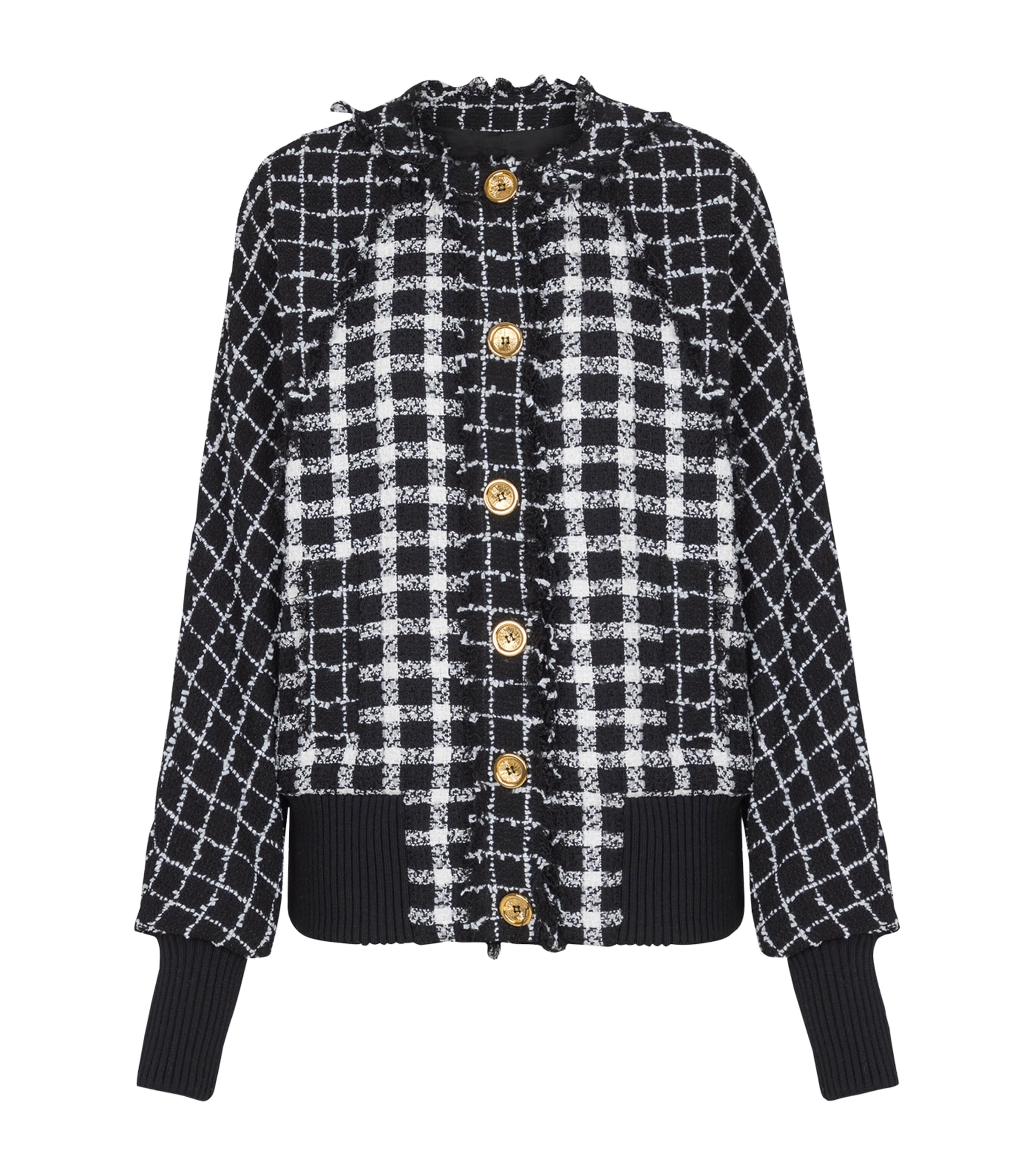 Tweed Bomber Jacket