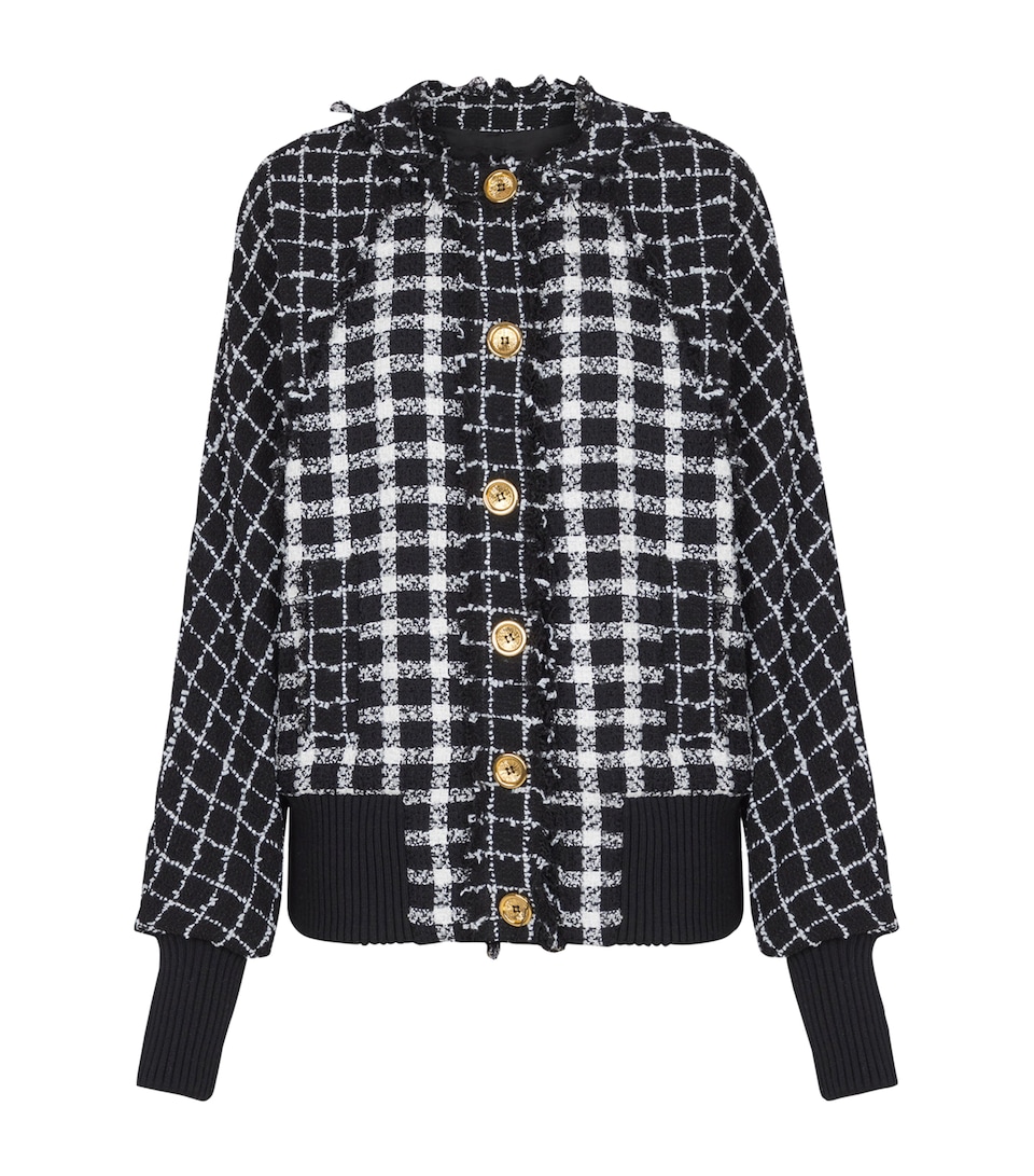 Tweed Bomber Jacket