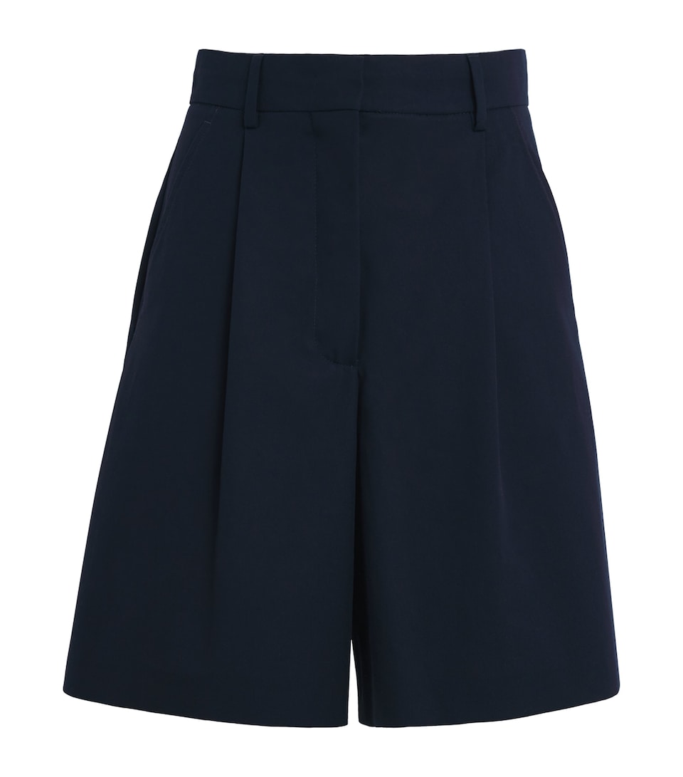 Cotton Gabardine Bermuda Shorts