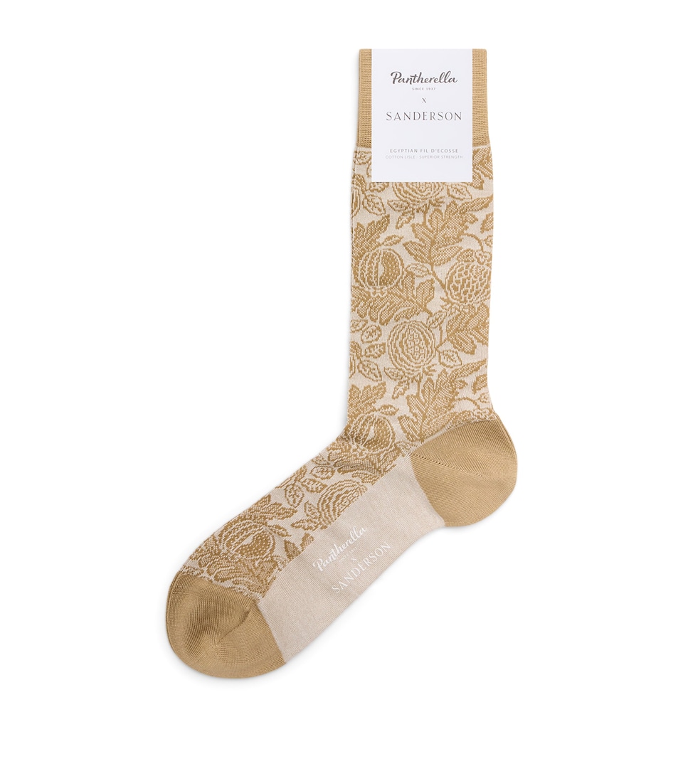 x Sanderson Cotton-Blend Cantaloupe Socks