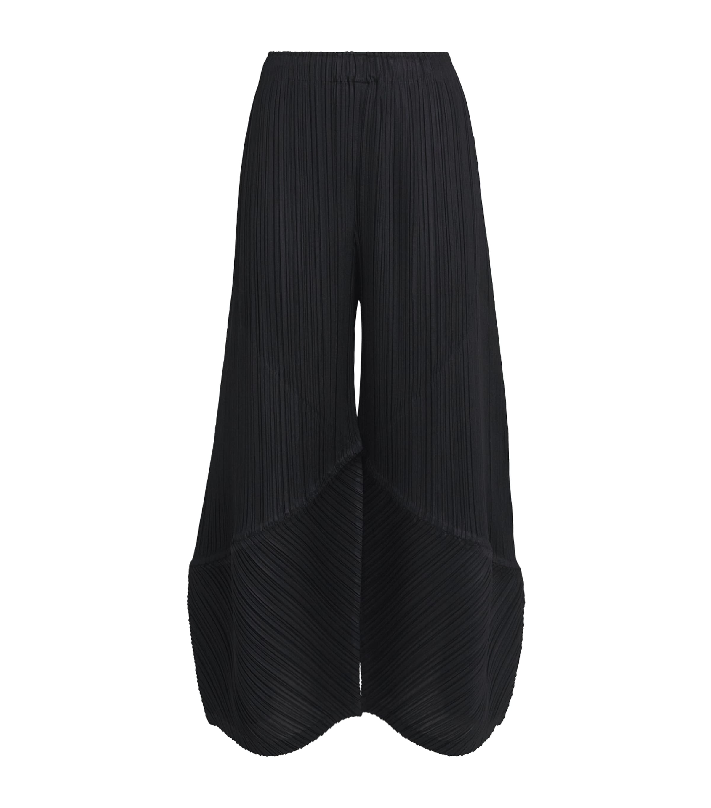 Pleats Please Issey Miyake Womens Thicker Bottoms 2 Trousers Black
