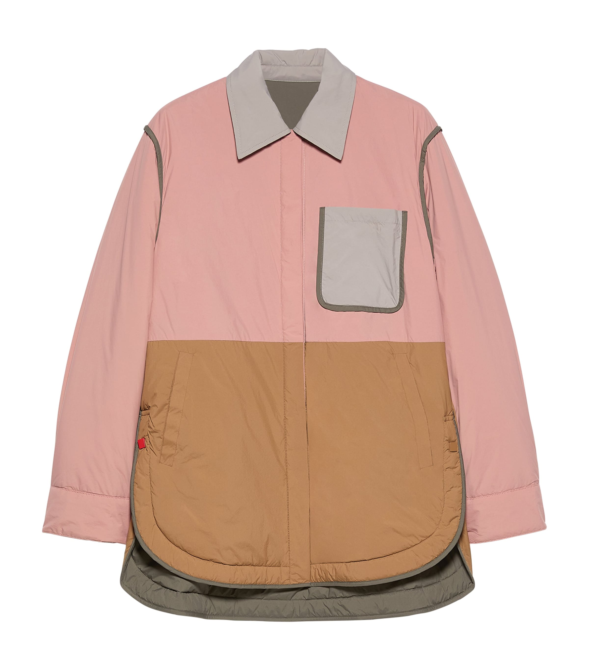 MAX&Co. Womens Quilted Reversible Jacket Antique Rose