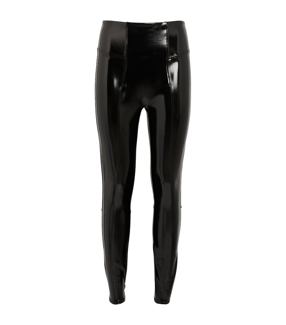 Faux Patent Leather Leggings