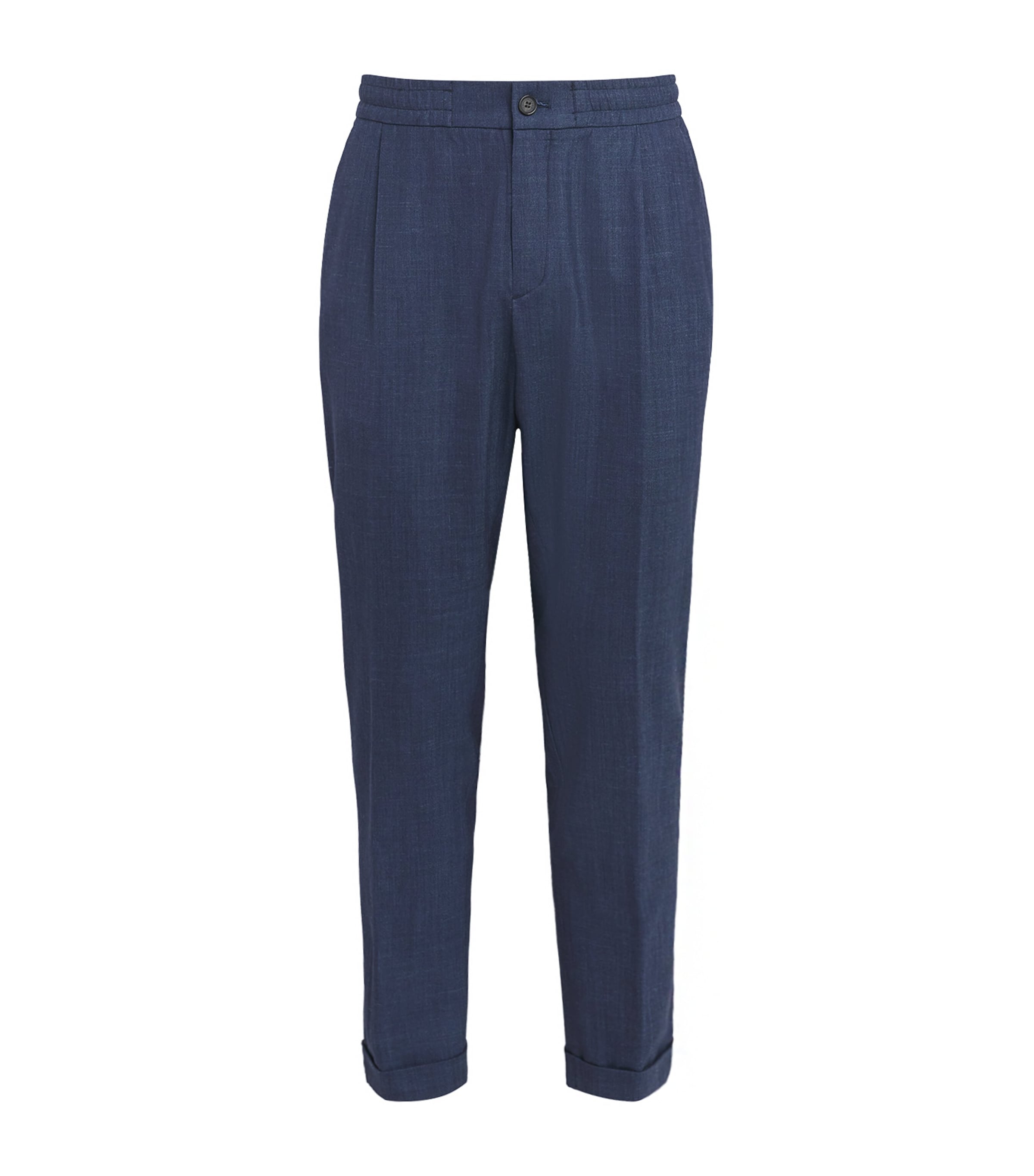 Wool Pleated Trousers