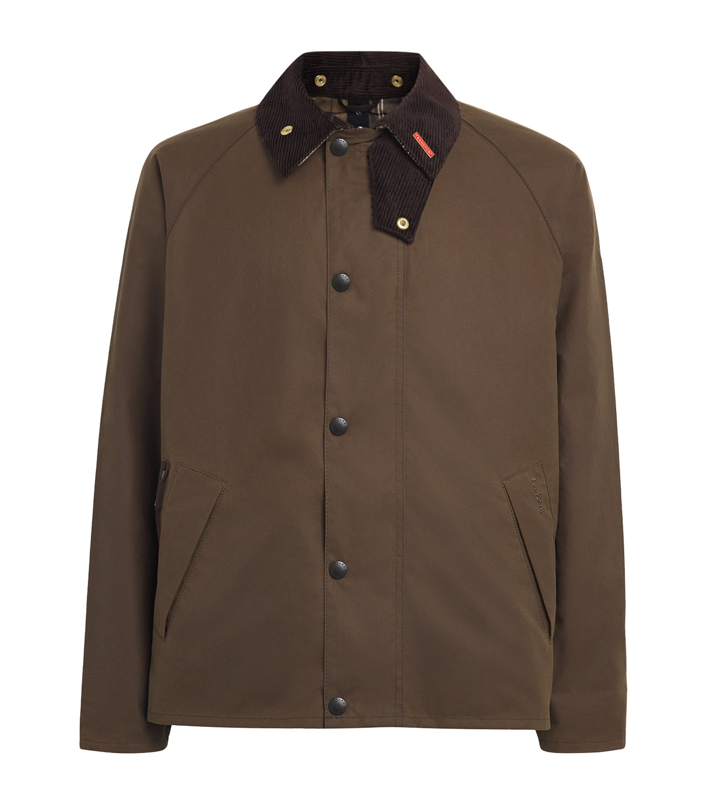 Barbour Mens Waxed Cotton Transport Jacket Brown