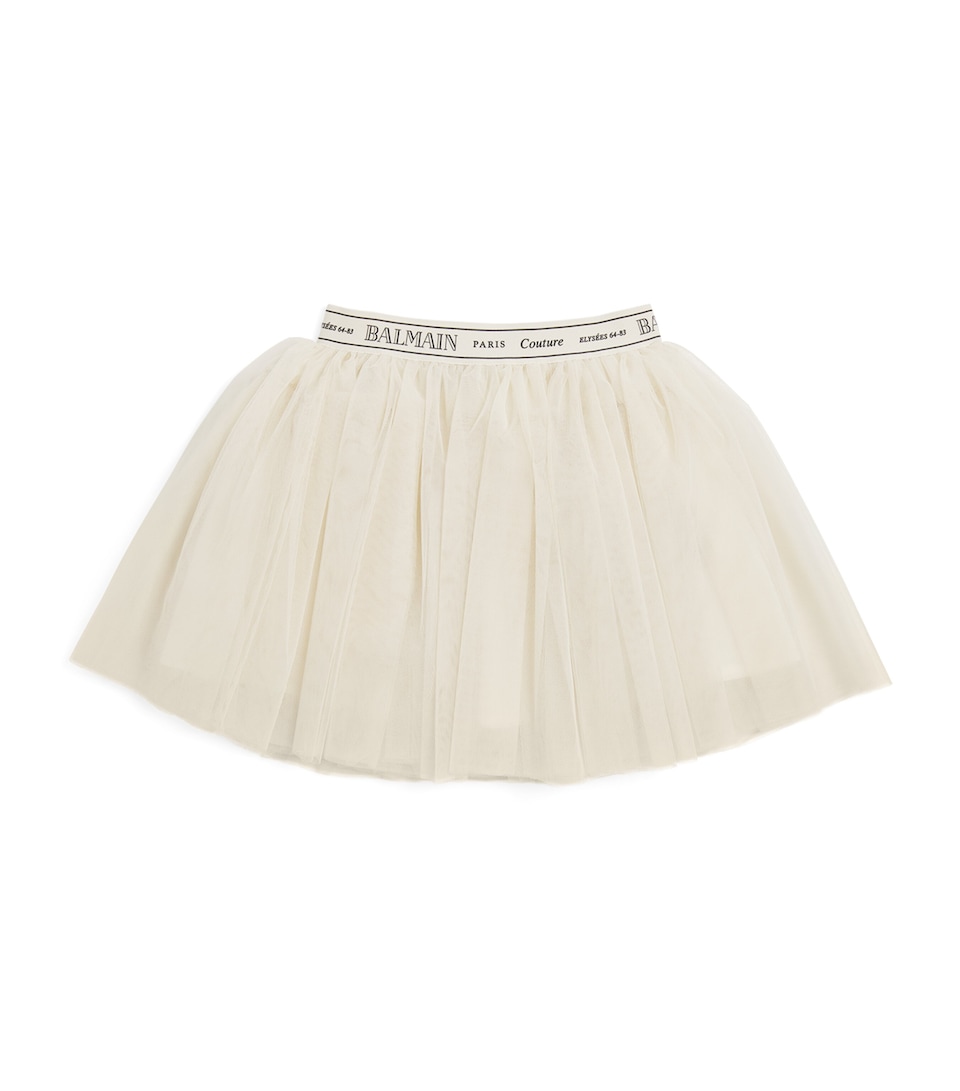 Logo-Detail Tulle Skirt (4-14 Years)