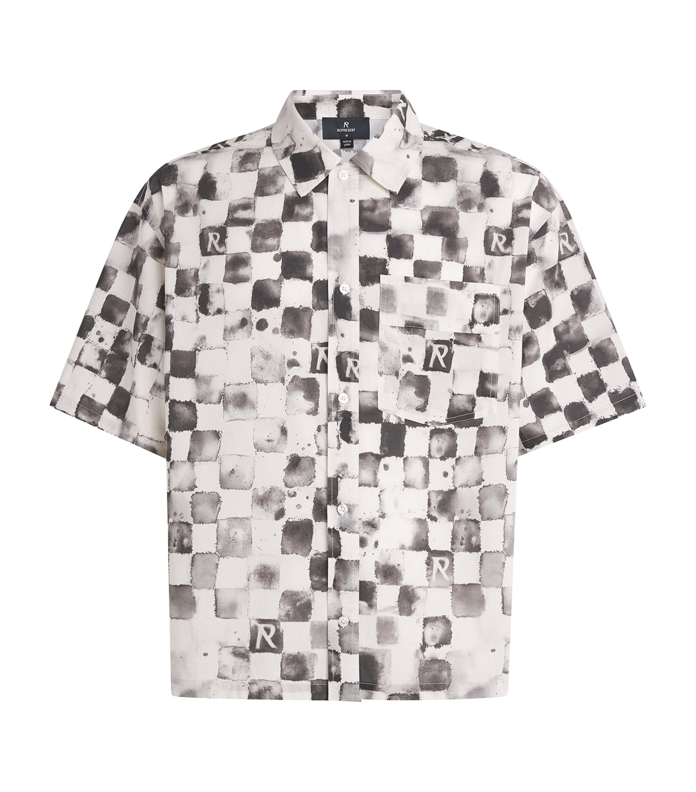 Represent Mens Pool Side Shirt Flat White
