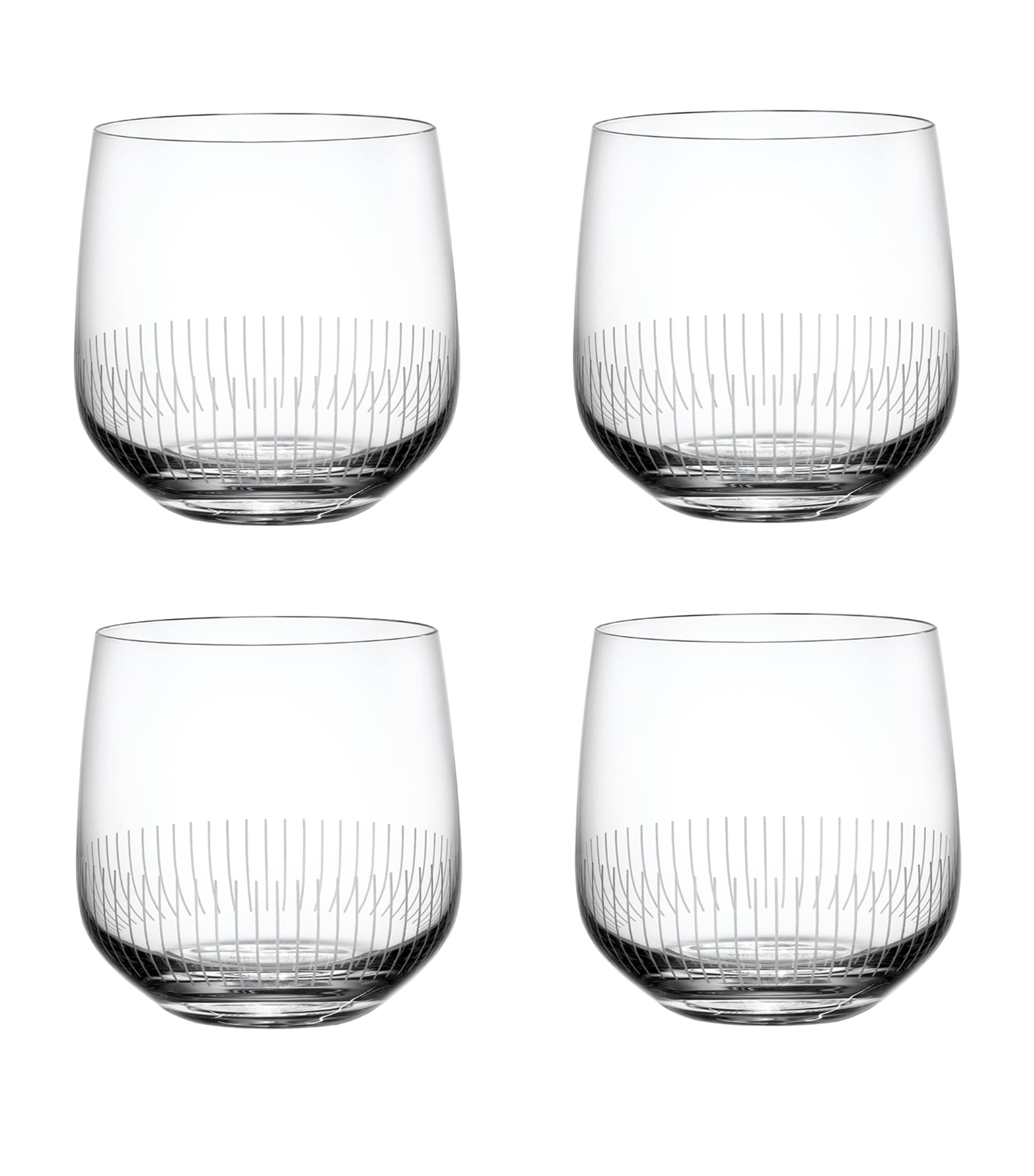 Set of 4 Crystal Afina Water Glasses (200ml)