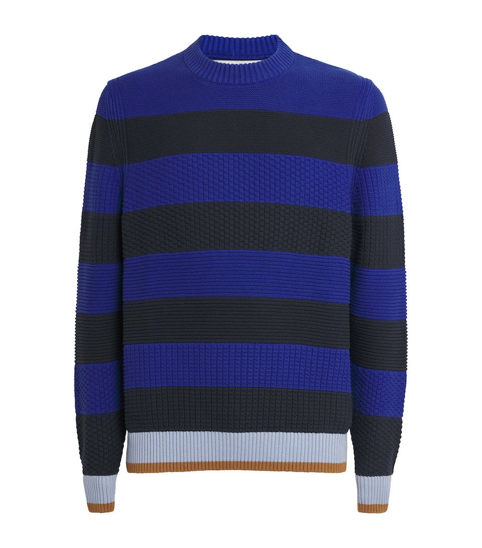 x Paul Smith Cotton Stripe Southwold Sweater