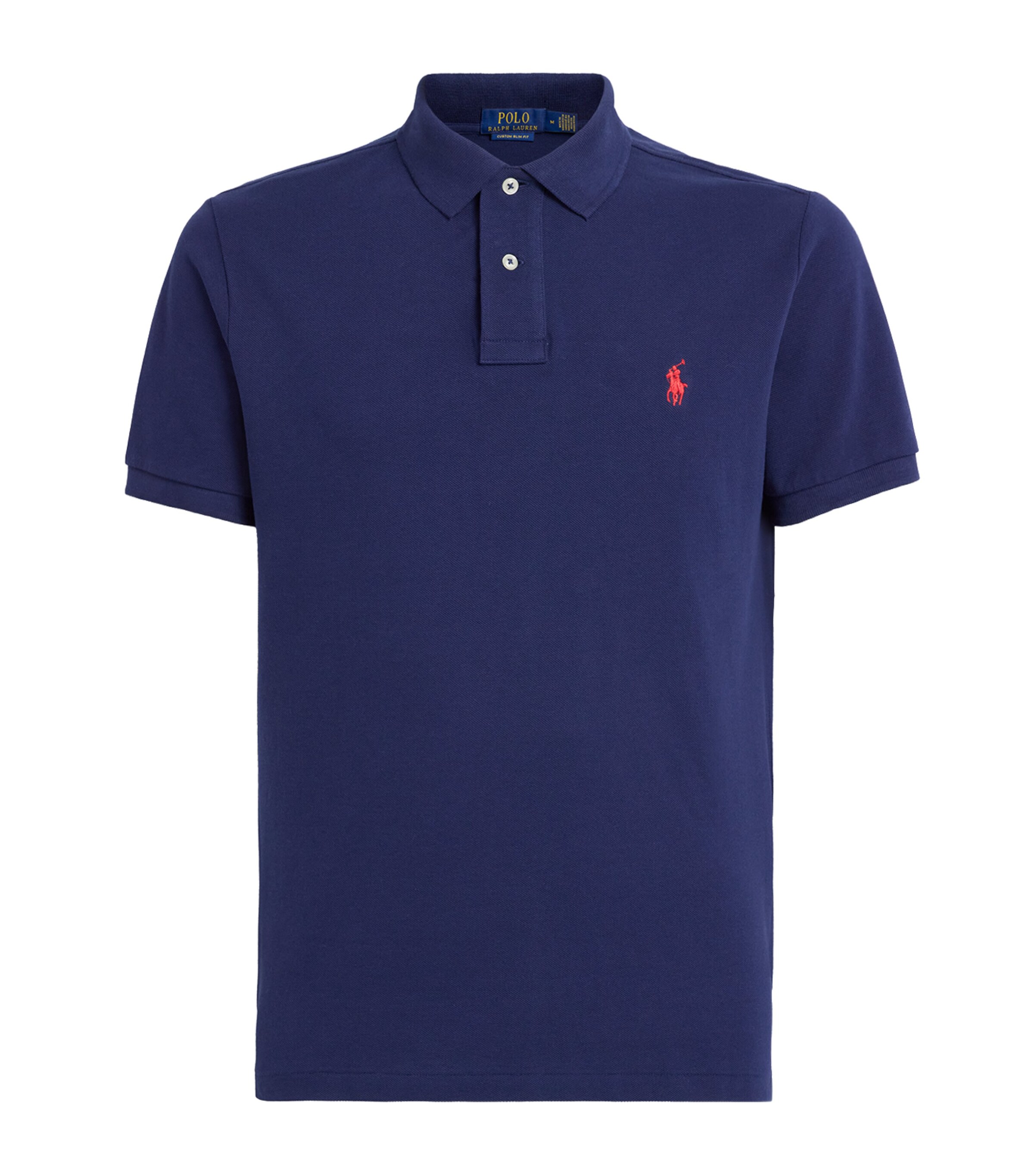 Cotton Mesh Custom-Fit Polo Shirt