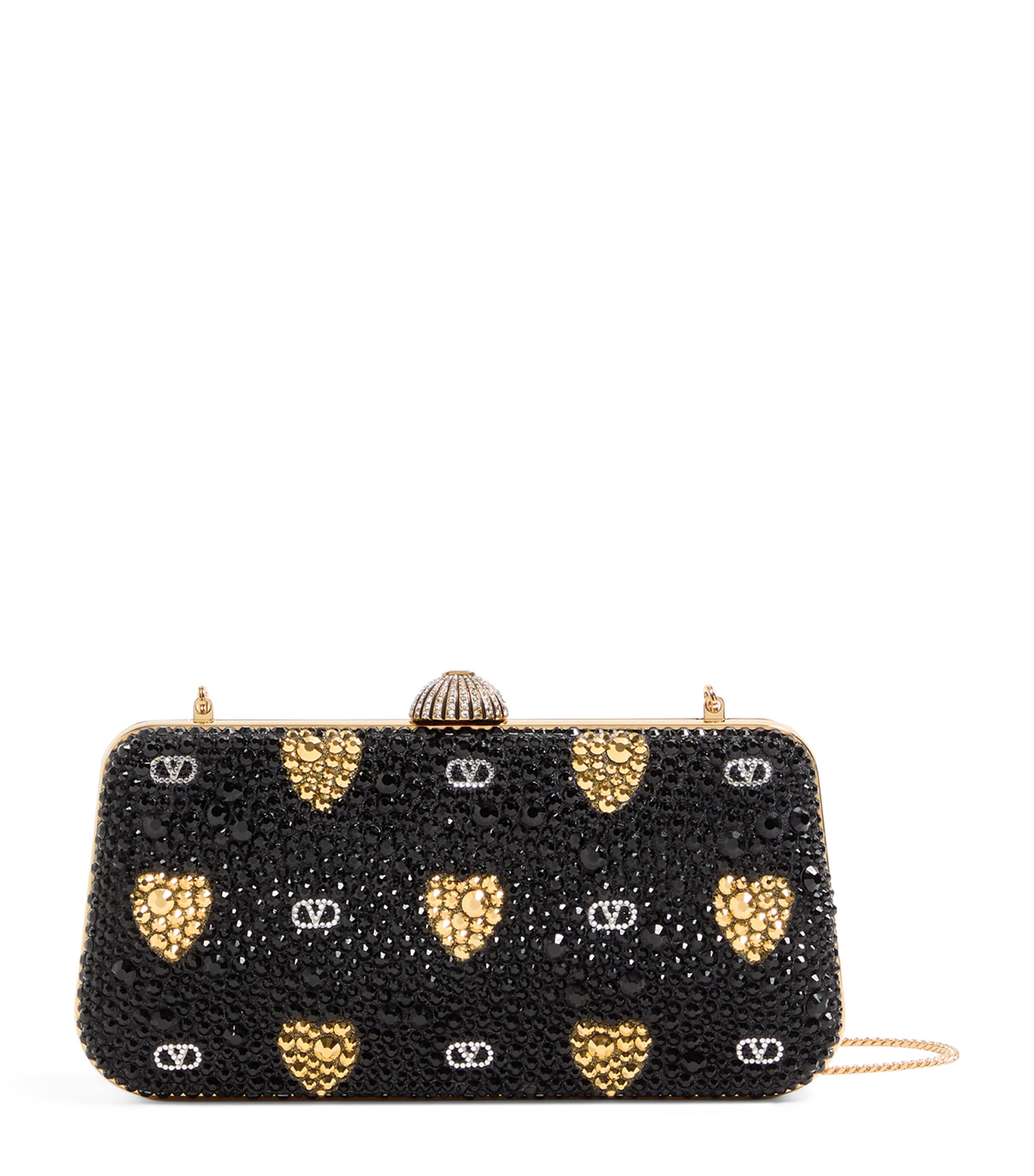 Embellished Minaudiere Clutch Bag