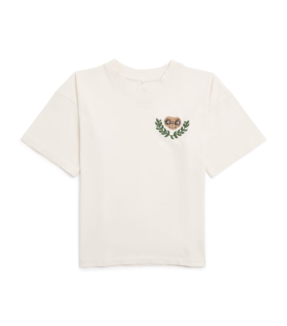 x E.T. Organic Cotton Embroidered T-Shirt (3-11 Years)