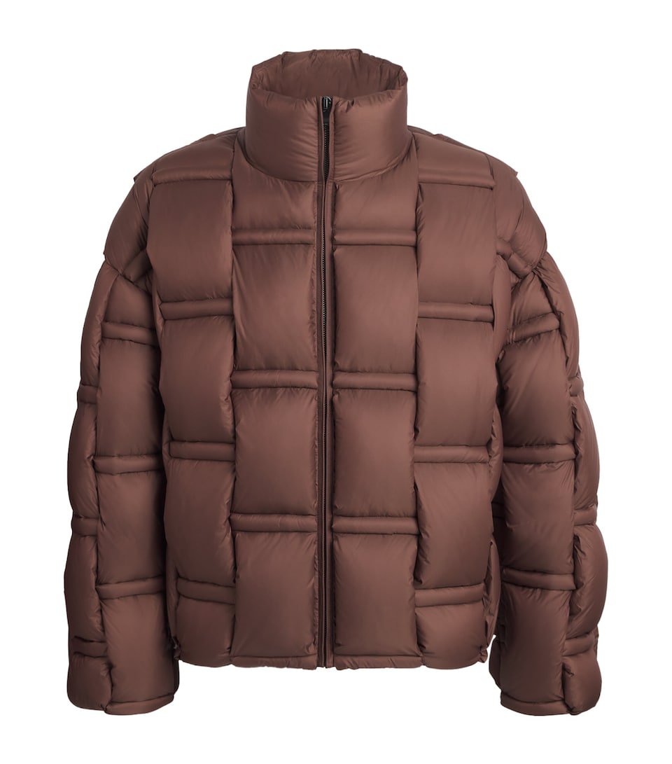 3D Down-Filled Angular Puffer Jacket