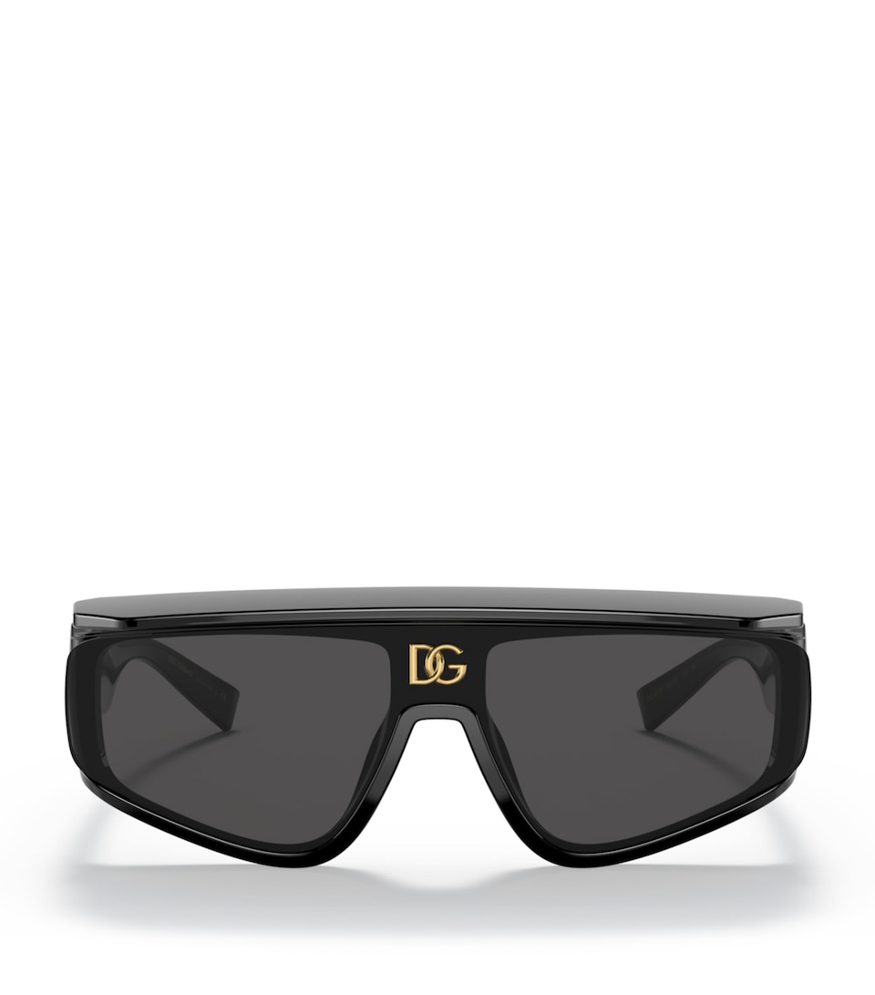 Dolce&Gabbana Nylon Rectangle Sunglasses