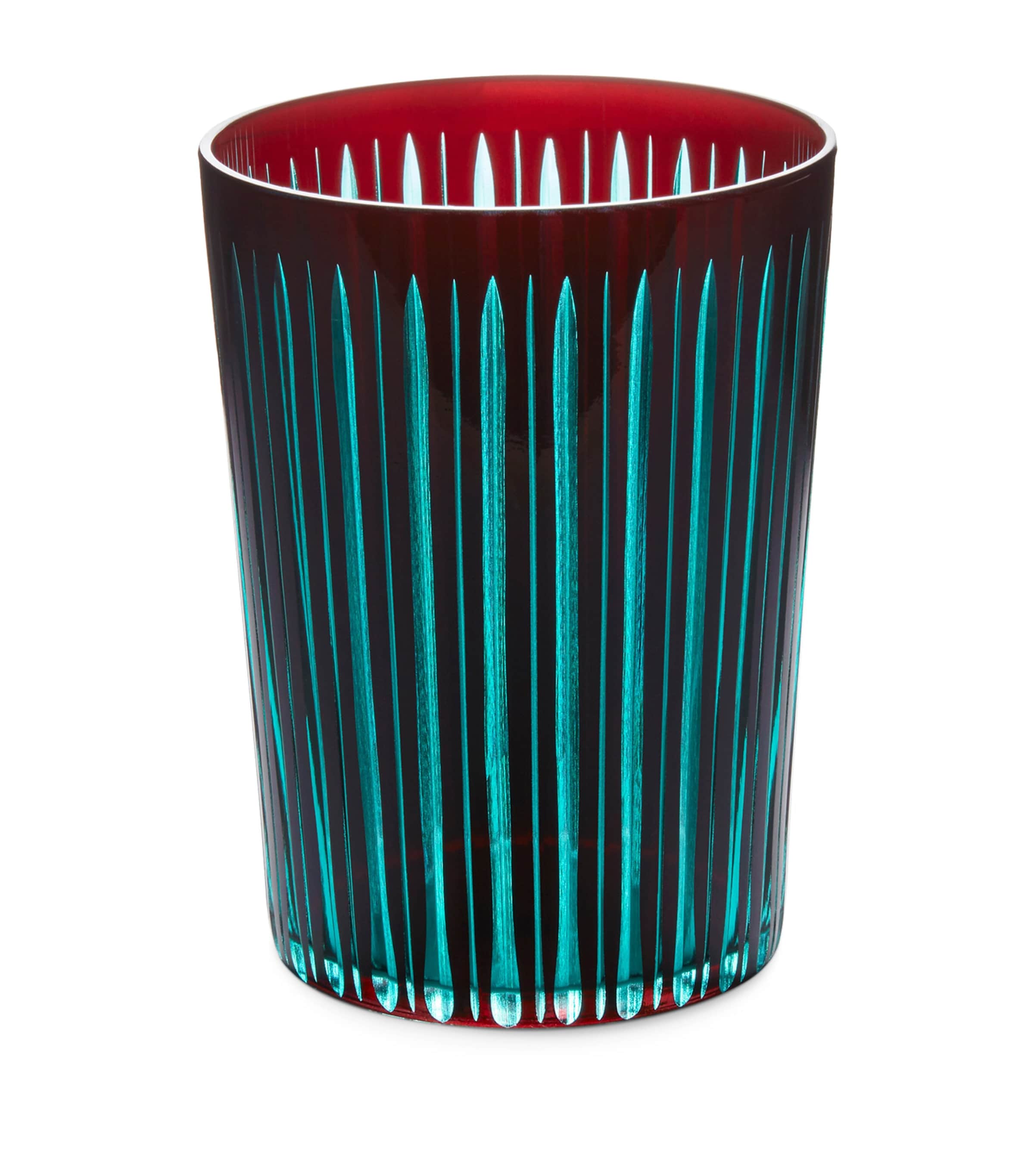 L'Objet Prism Highball Glasses (Set of 4) Bordeaux