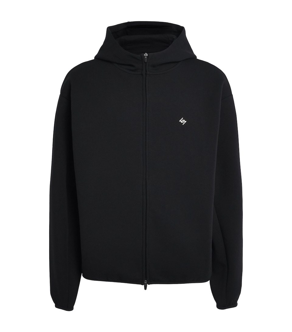 Represent 247 Mens 247 Numbers Zip-Up Hoodie Jet Black