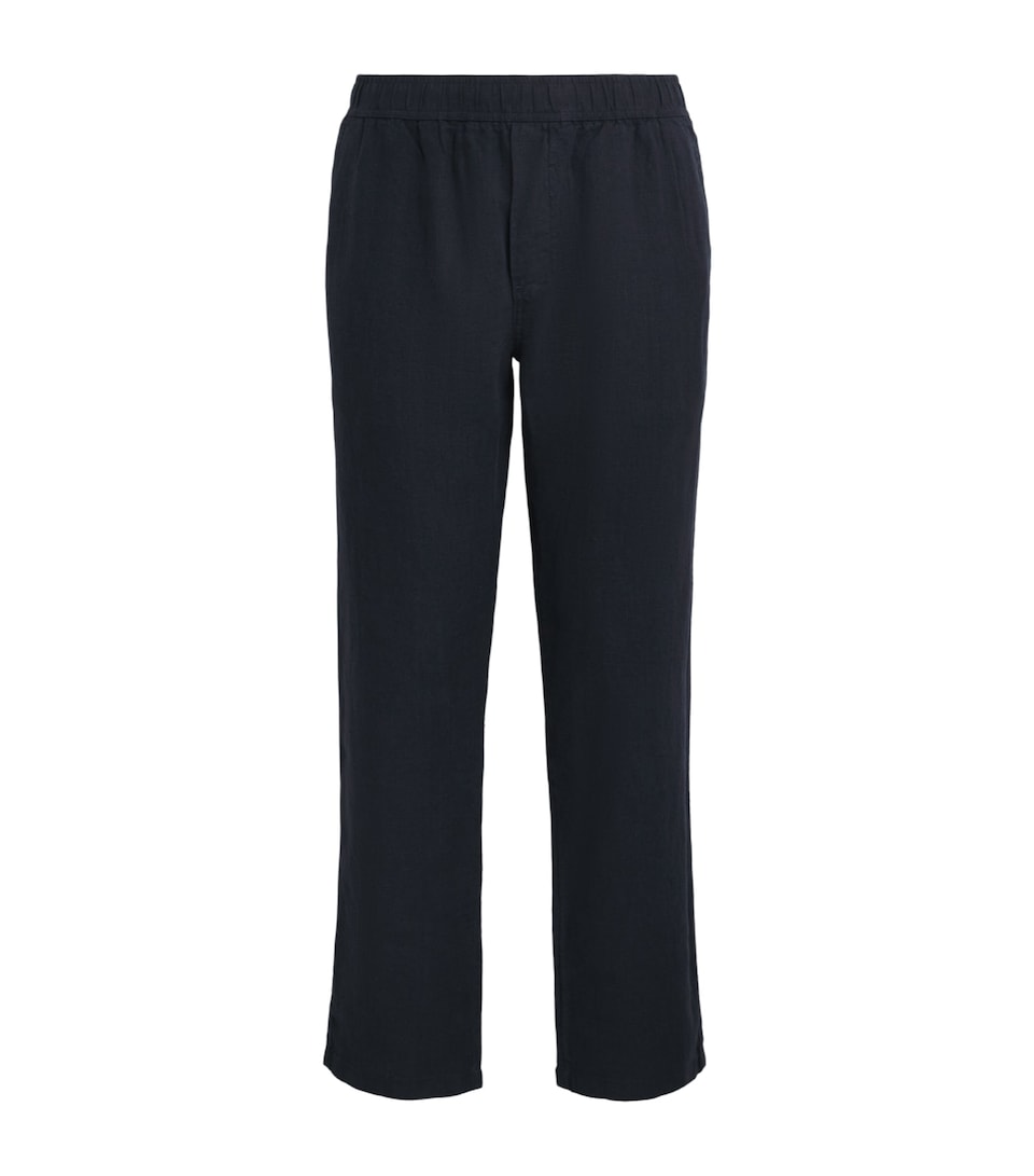 Samsøe Samsøe Mens Linen Sajabari Straight Trousers Salute