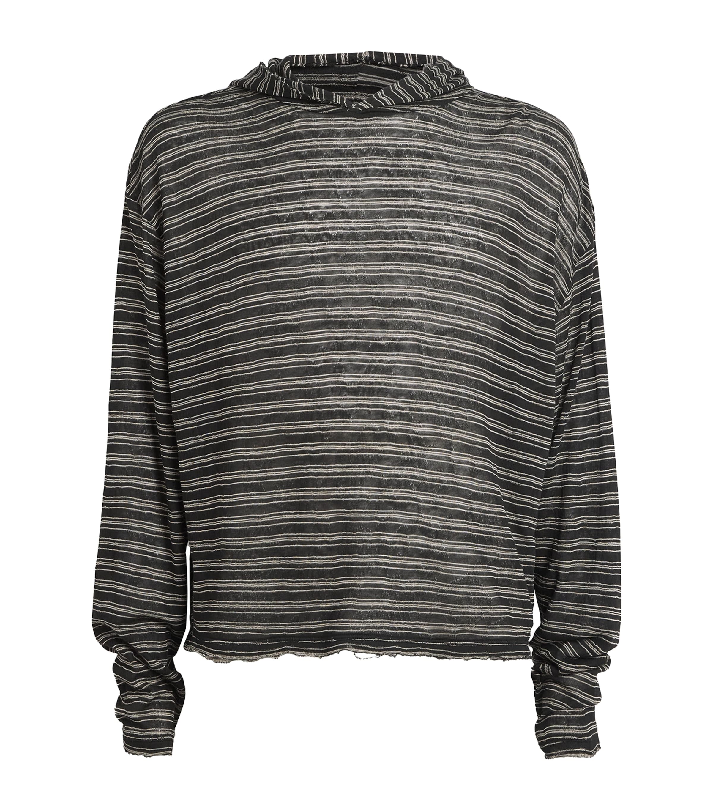 Stripe Layering Hoodie