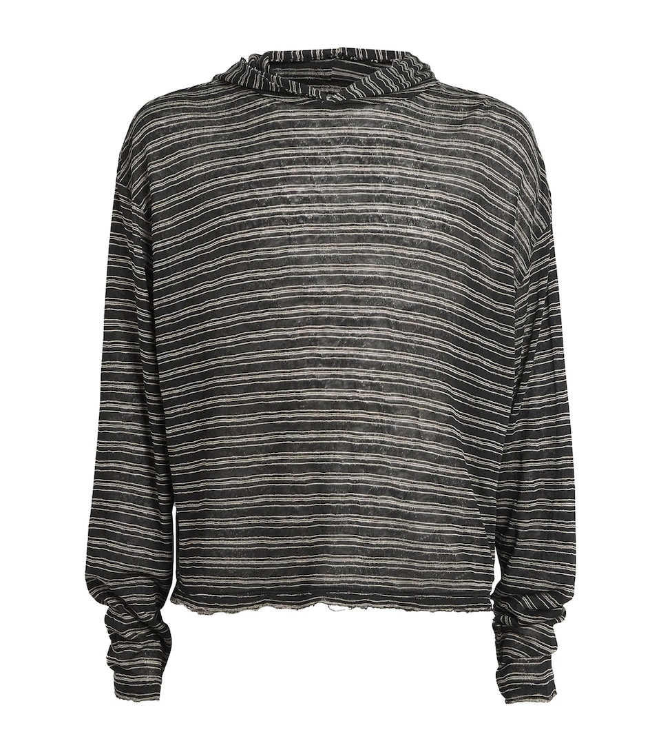 Stripe Layering Hoodie