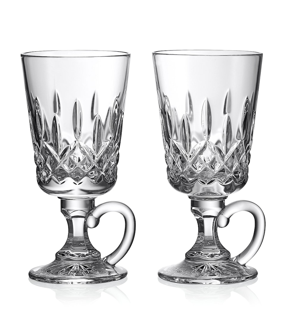 Waterford Crystal Lismore Irish Coffee Glasses (Set of 2) Clear