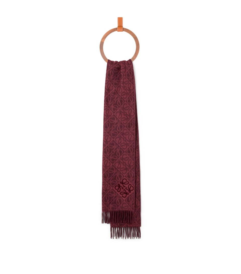 Wool-Cashmere Anagram Scarf