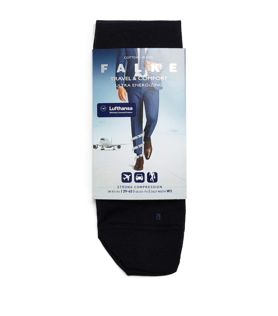 Falke Mens Ultra Energizing Knee-High Socks Navy