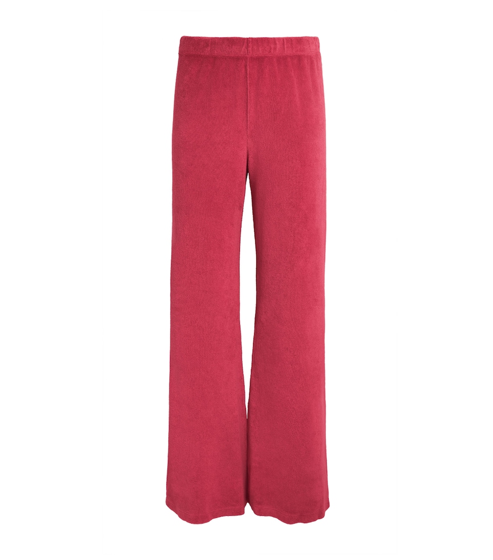 Suzie Kondi Womens Cotton-Blend Zephyra Sweatpants Framboise