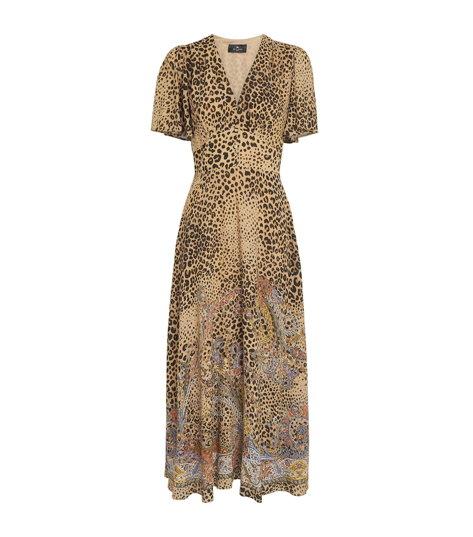 Leopard Print Maxi Dress