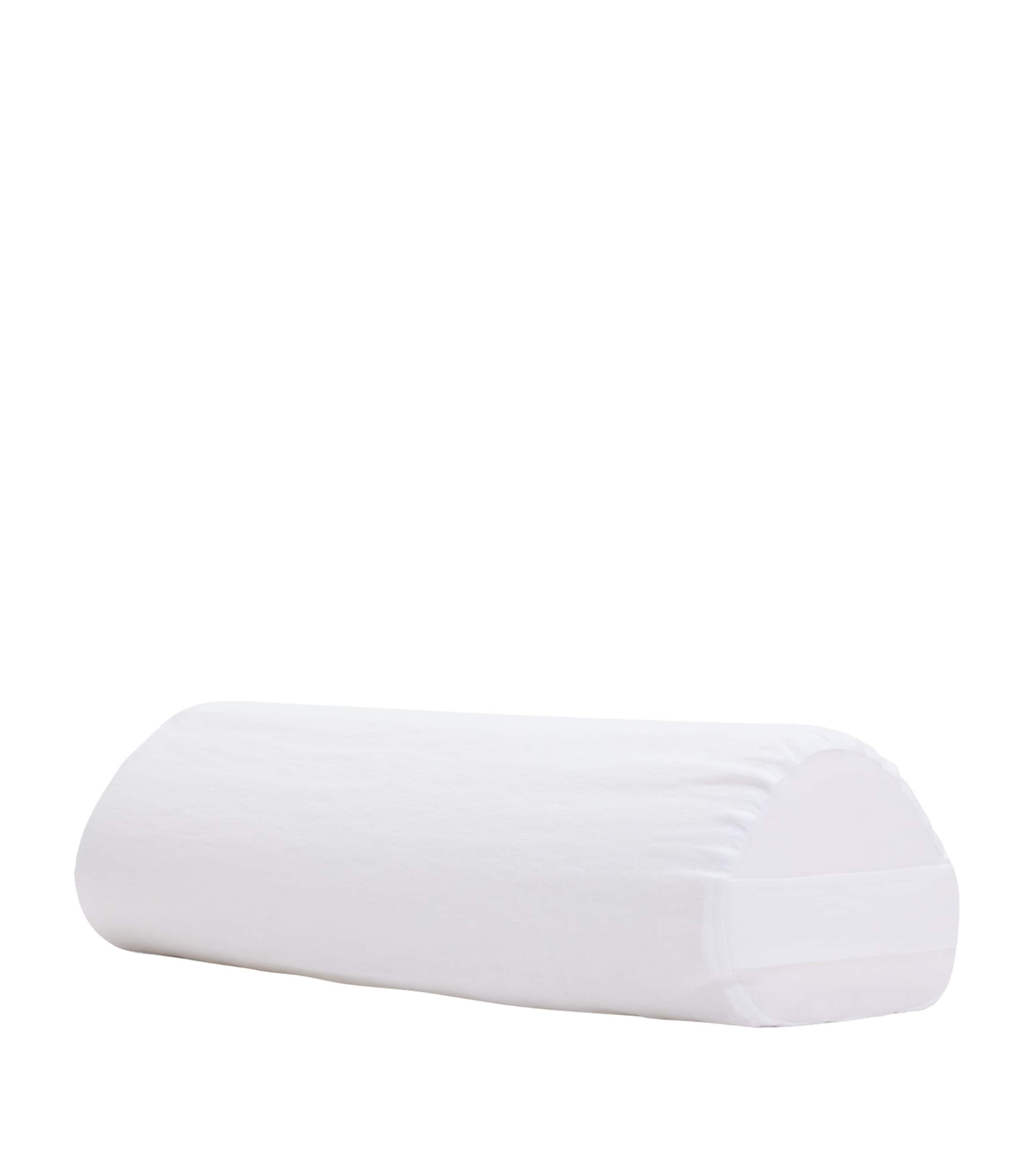 Memory Foam Boost Pillow and Linen Pillowcase (20cm x 47cm)
