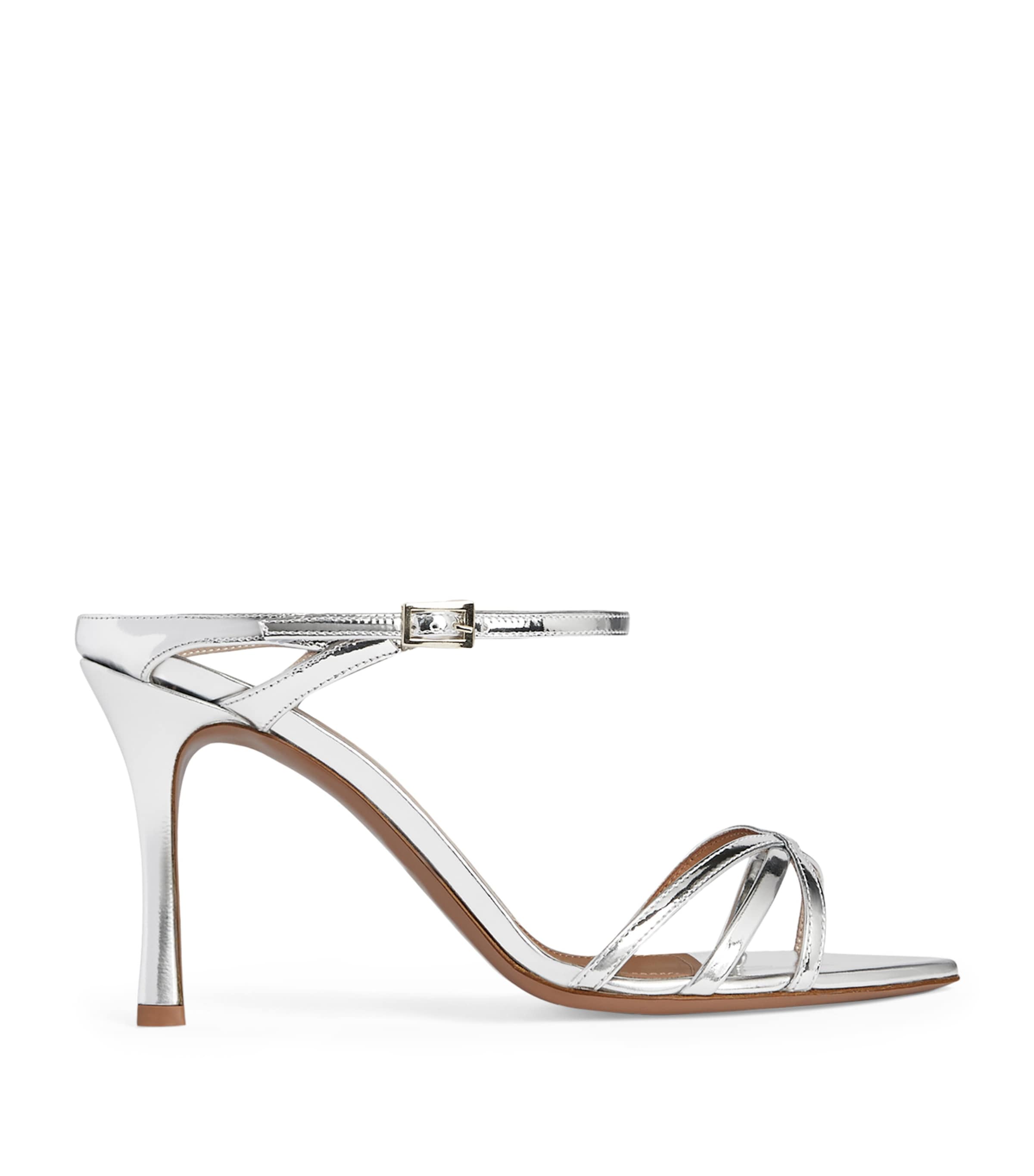 Leather Yuna Heeled Mules 90