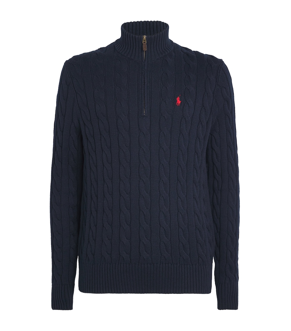 Cotton Cable Knit Sweater